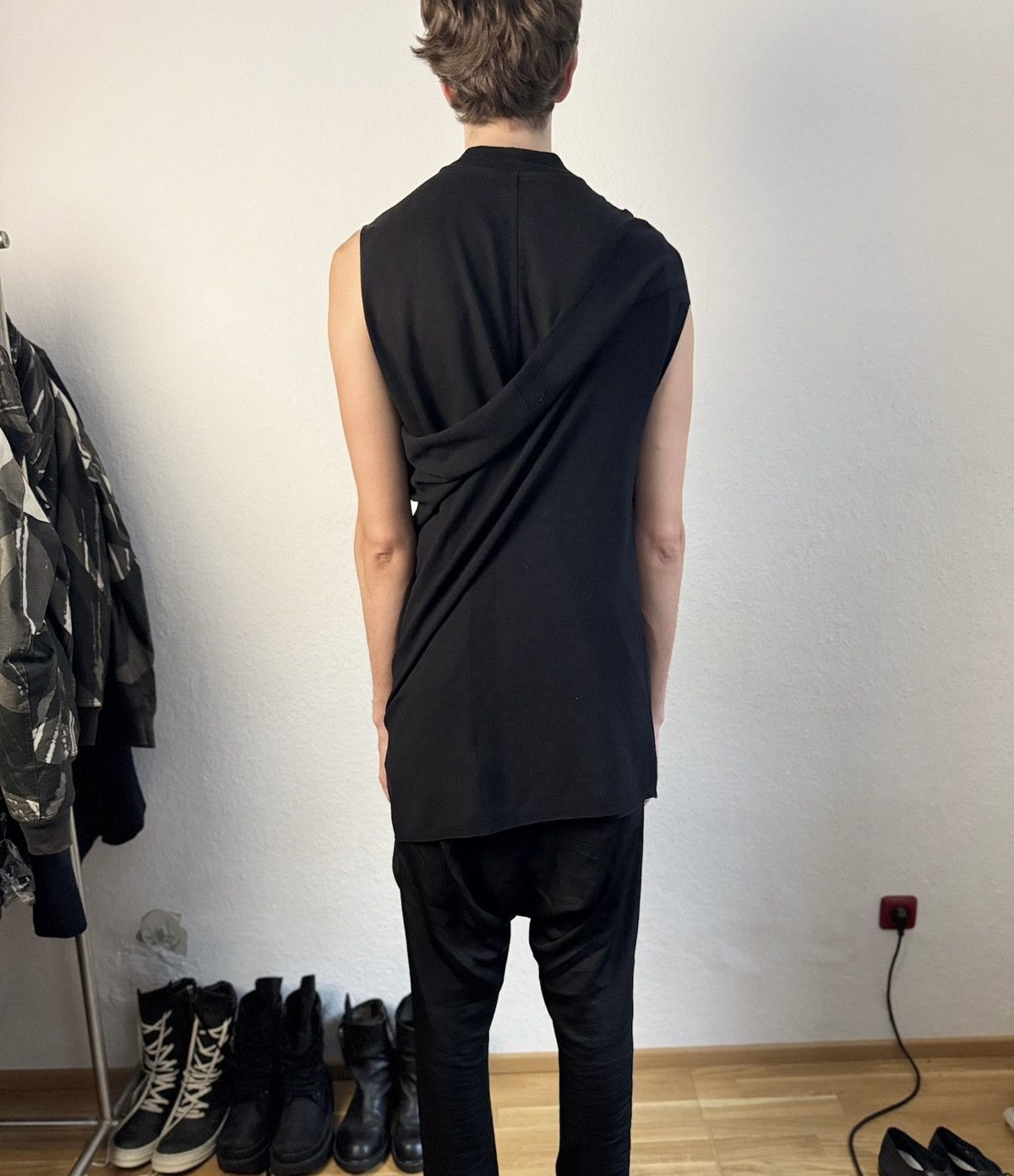 Rick Owens Runway S/S 13 "ISLAND" Knitted Cotton Tank Top Size US M / EU 48-50 / 2 - 15 Thumbnail