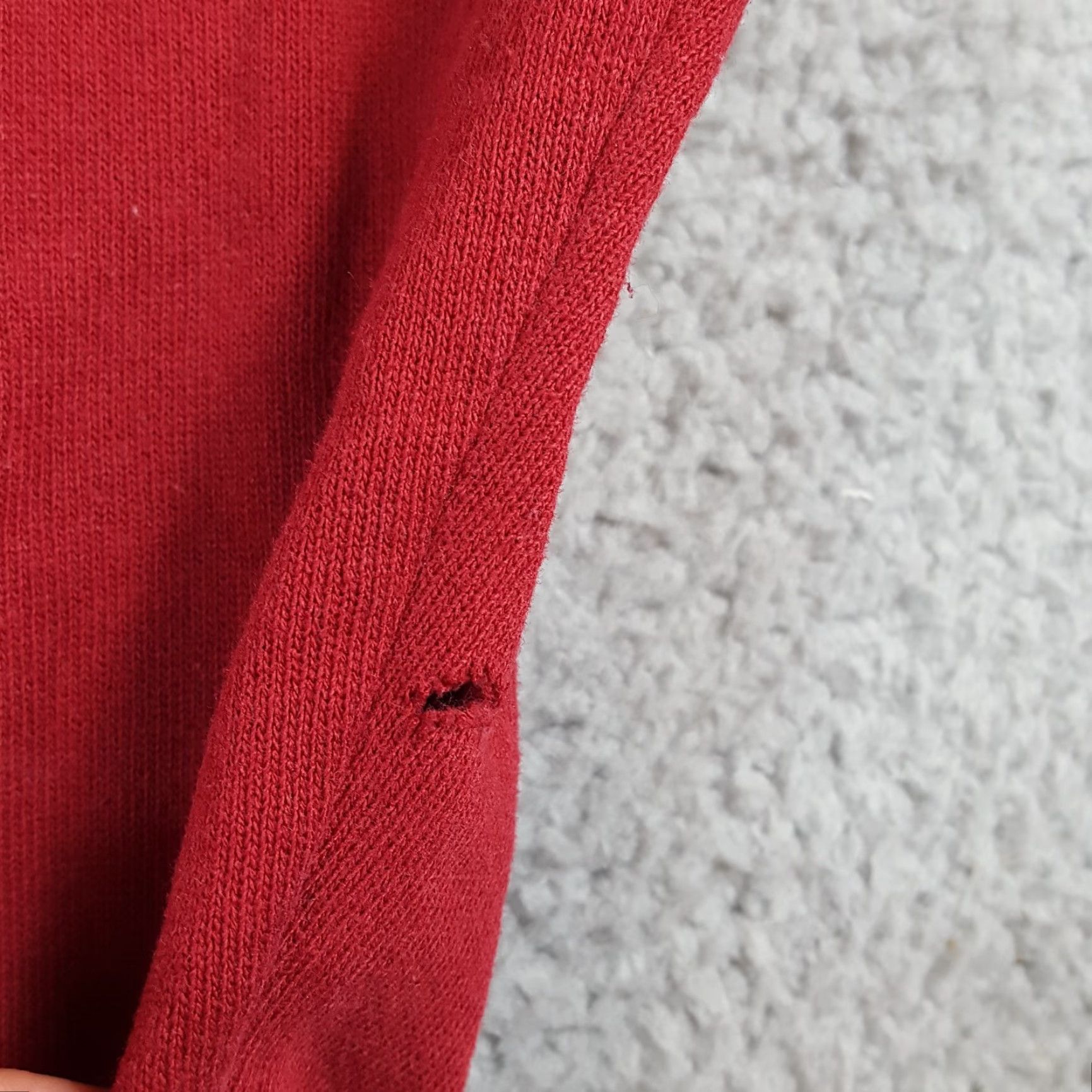 Jerzees VINTAGE Alaska State Fleece Pullover Sweatshirt Men's L Red Nike? Size US L / EU 52-54 / 3 - 4 Thumbnail