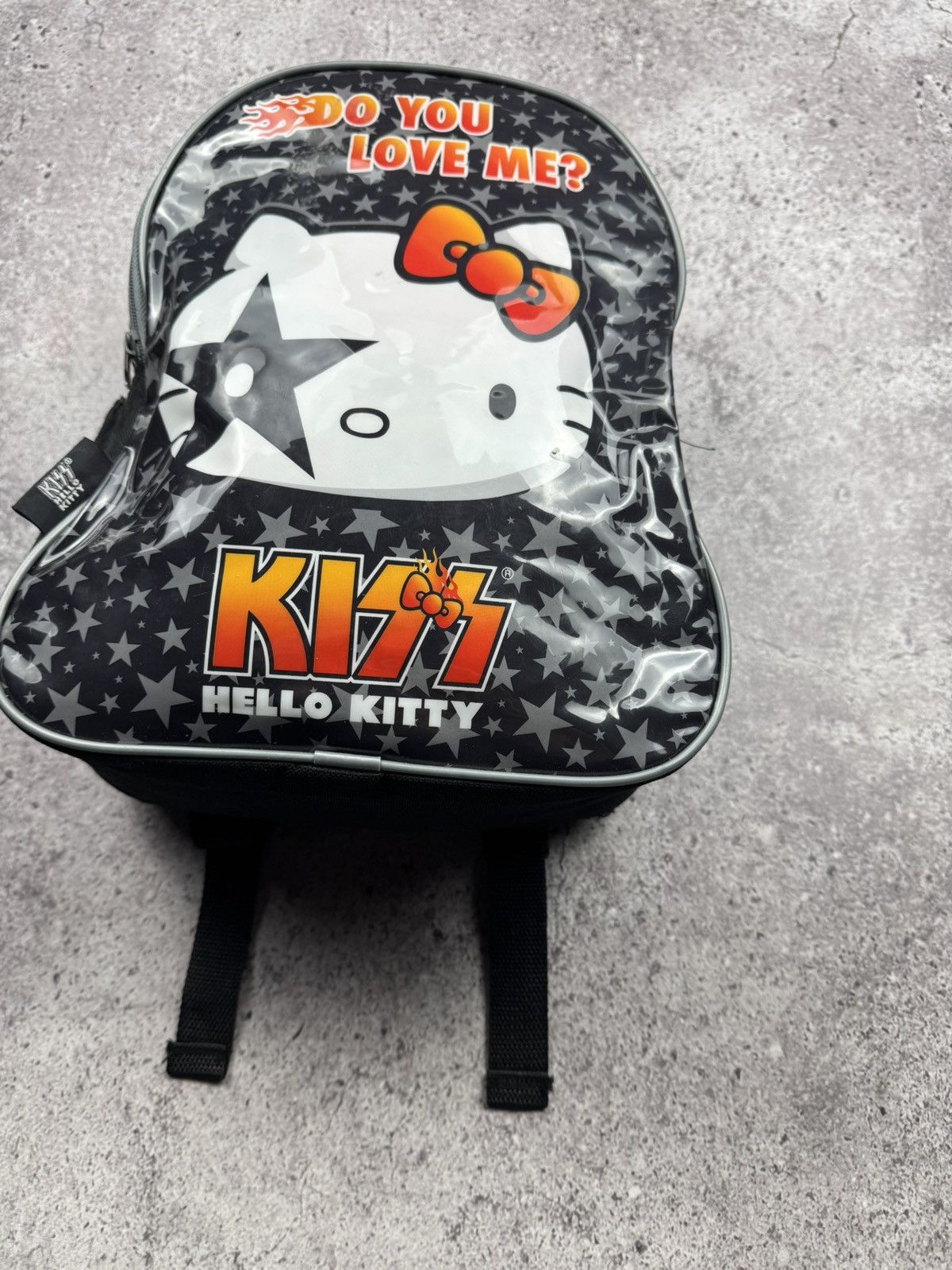 Japanese Brand VINTAGE SANRIO HELLO KITTY 2000s KISS PRINT MINI BACKPACK Size ONE SIZE - 5 Thumbnail