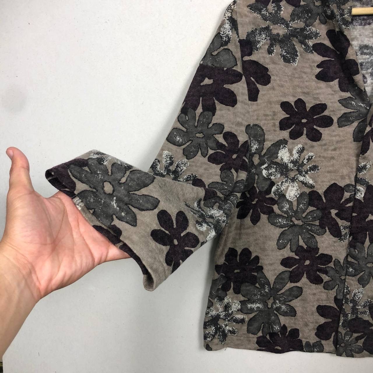 Issey Miyake × Japanese Brand × Vintage Vintage 90s Issey Miyake Plantation Flora Overprinted Jacket Size US M / EU 48-50 / 2 - 4 Thumbnail