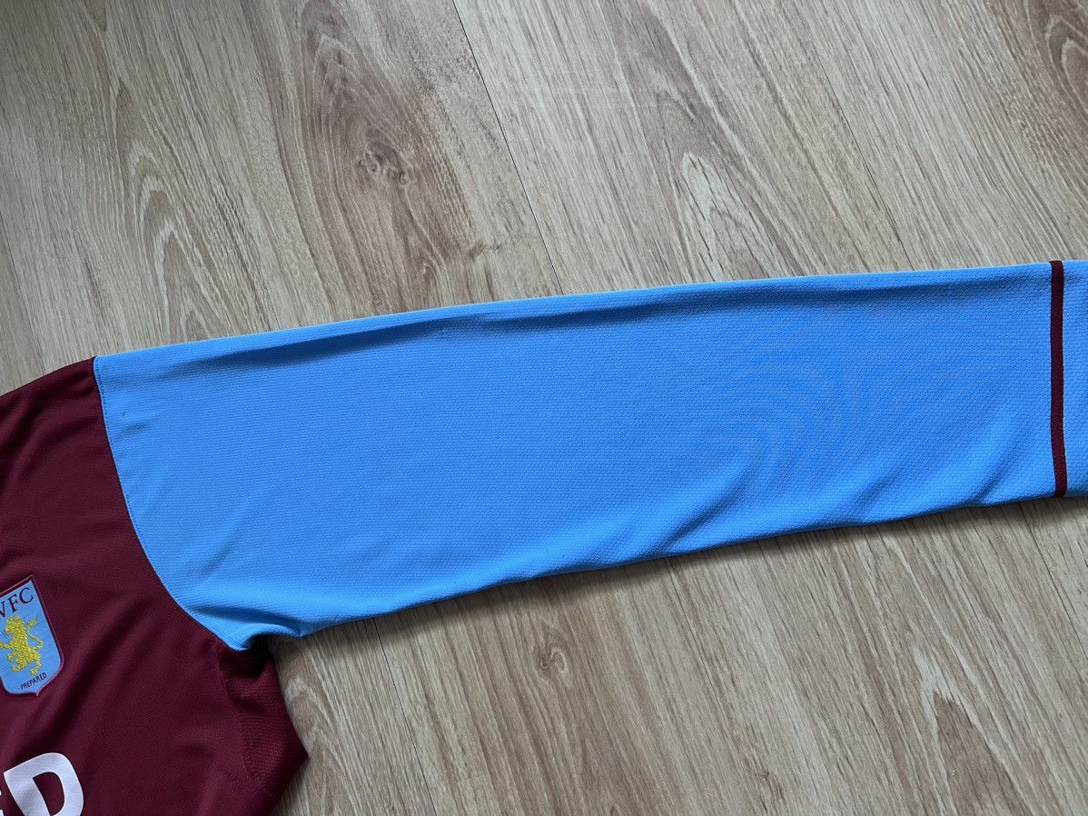 Nike Nike Aston Villa 2007-2008 Long Sleeve Home Soccer Jersey Size US XL / EU 56 / 4 - 10 Thumbnail