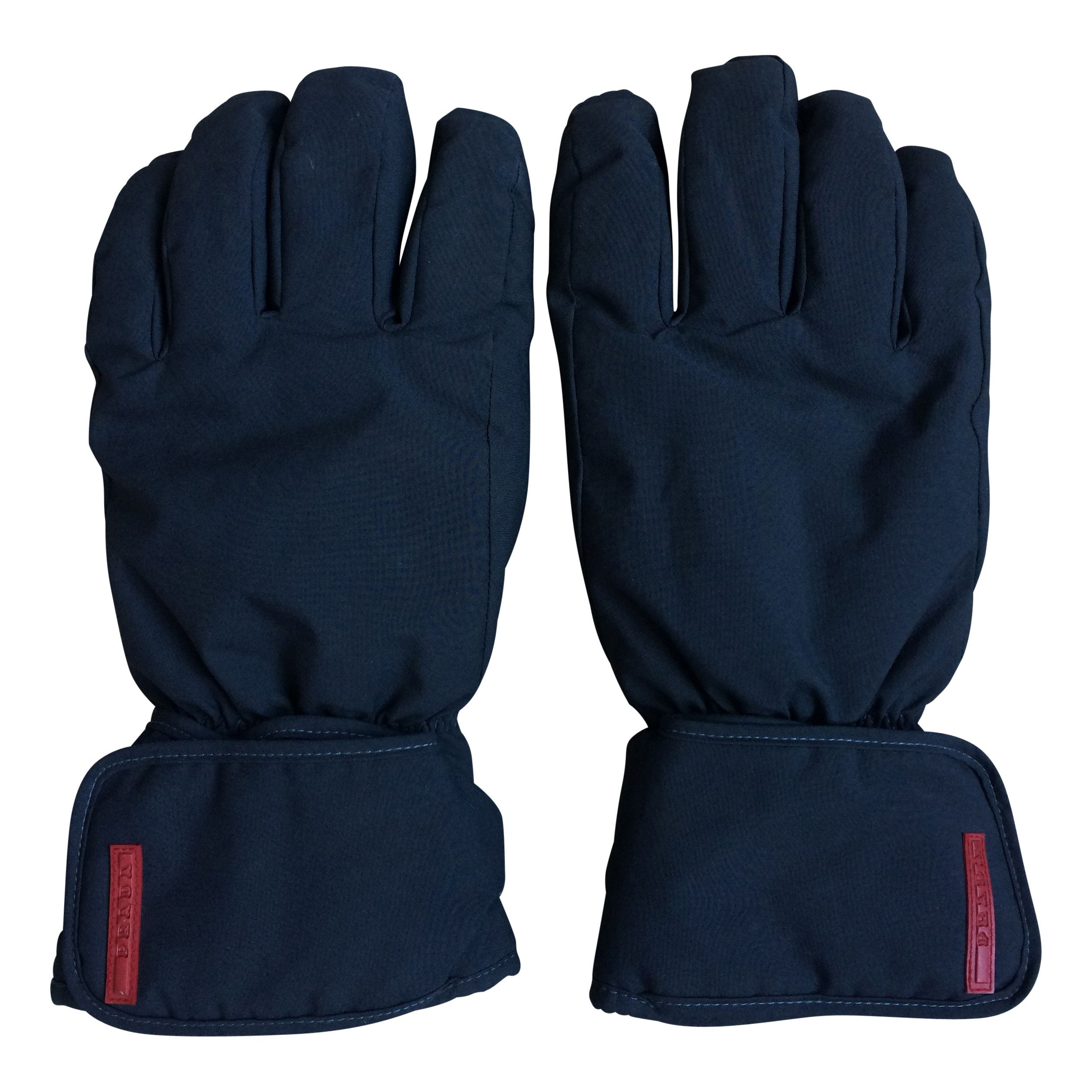 Prada Prada Linea Rossea Logo Winter Gloves Size ONE SIZE - 1 Thumbnail