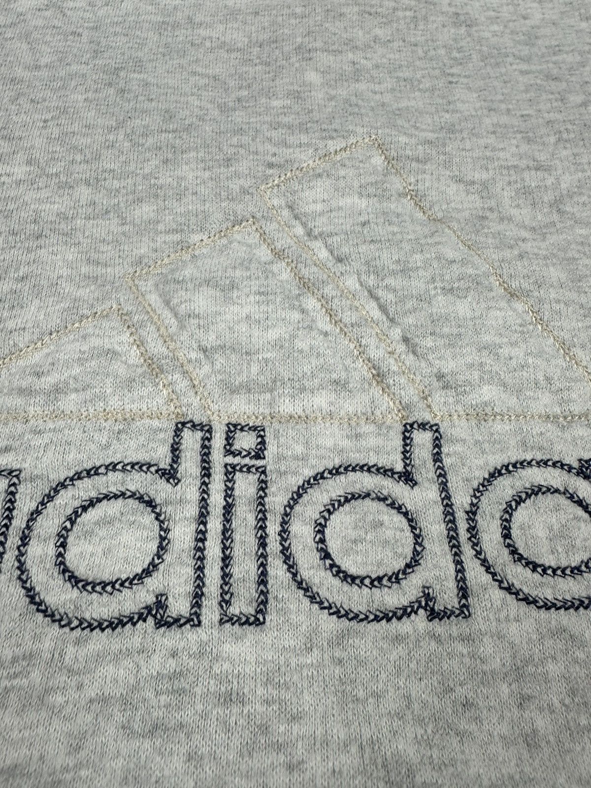 Adidas × Vintage Vintage 90s Adidas crewneck Size US L / EU 52-54 / 3 - 4 Thumbnail