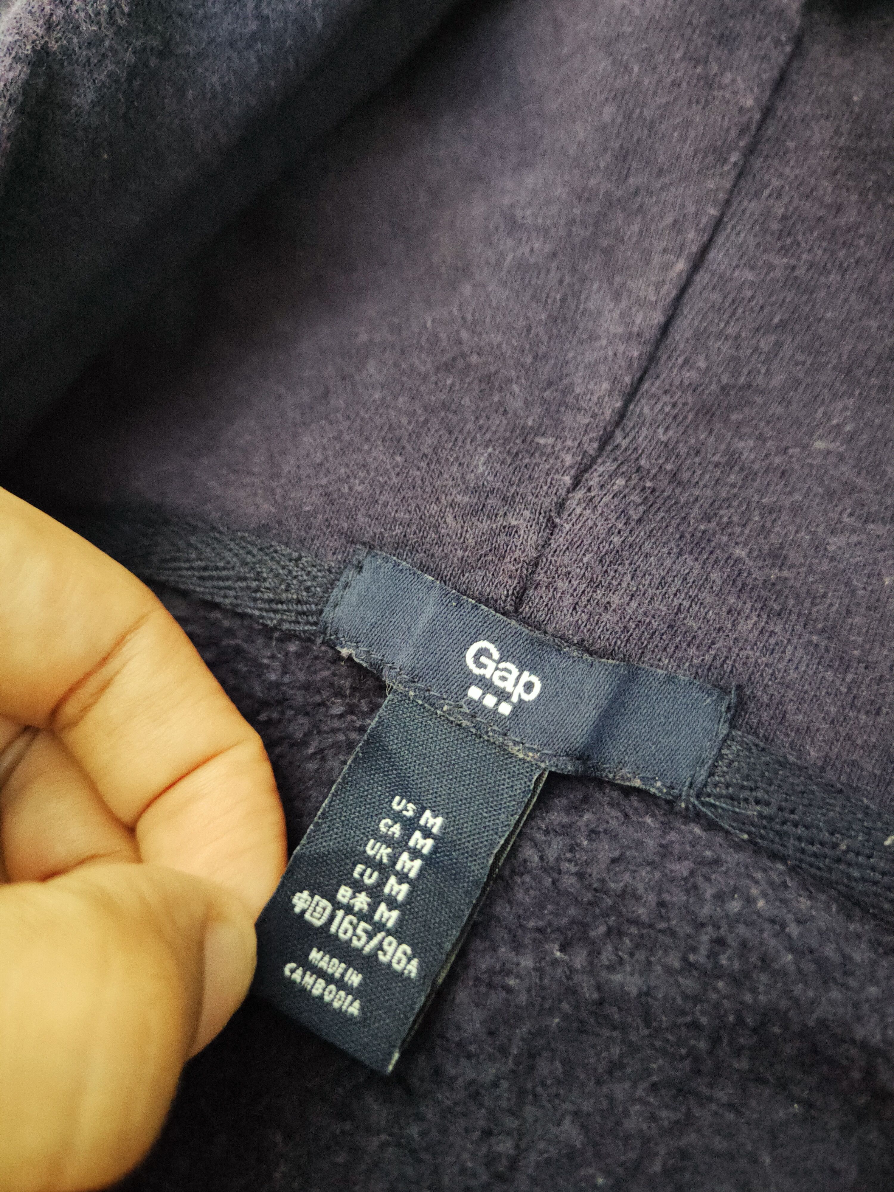Gap × Vintage Vintage Gap Navy Hoodie Sweaters Size M / US 6-8 / IT 42-44 - 12 Thumbnail
