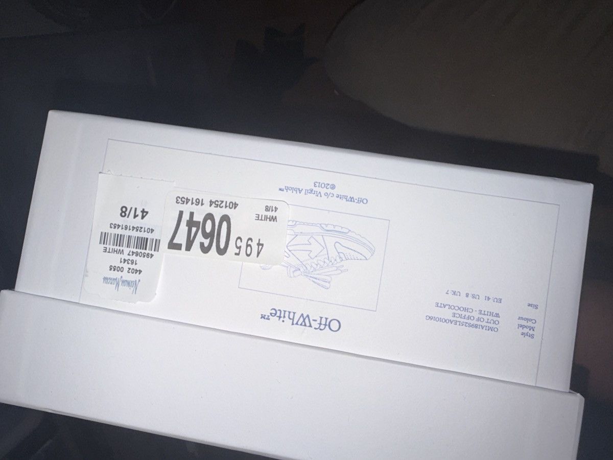 Off-White Cream and Brown Off-Whites Size US 8 / EU 41 - 8 Thumbnail