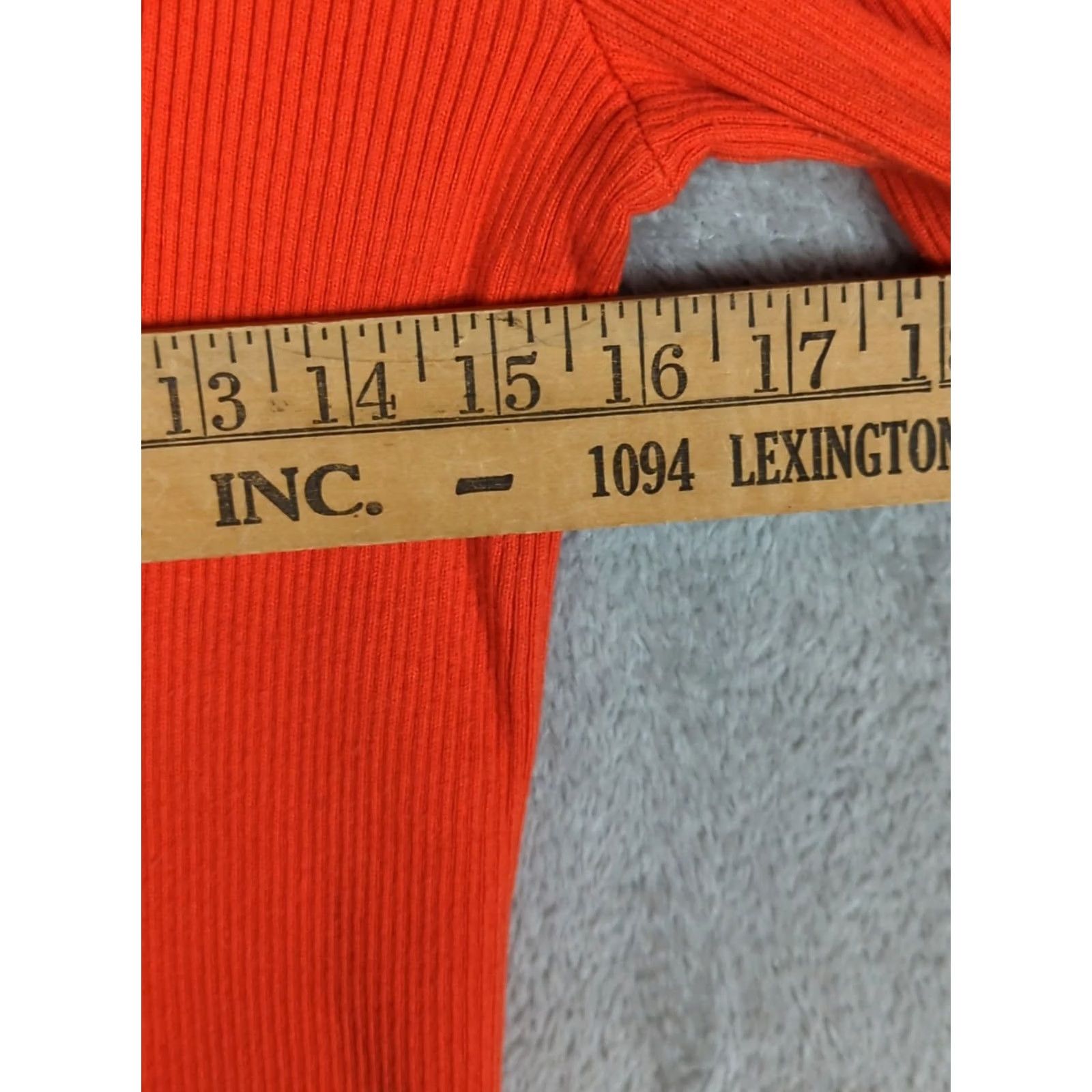 Ralph Lauren Lauren Ralph Lauren Women's Ribbed Turtleneck Orange XL Metal Logo Sweater Size XL / US 12-14 / IT 48-50 - 5 Thumbnail