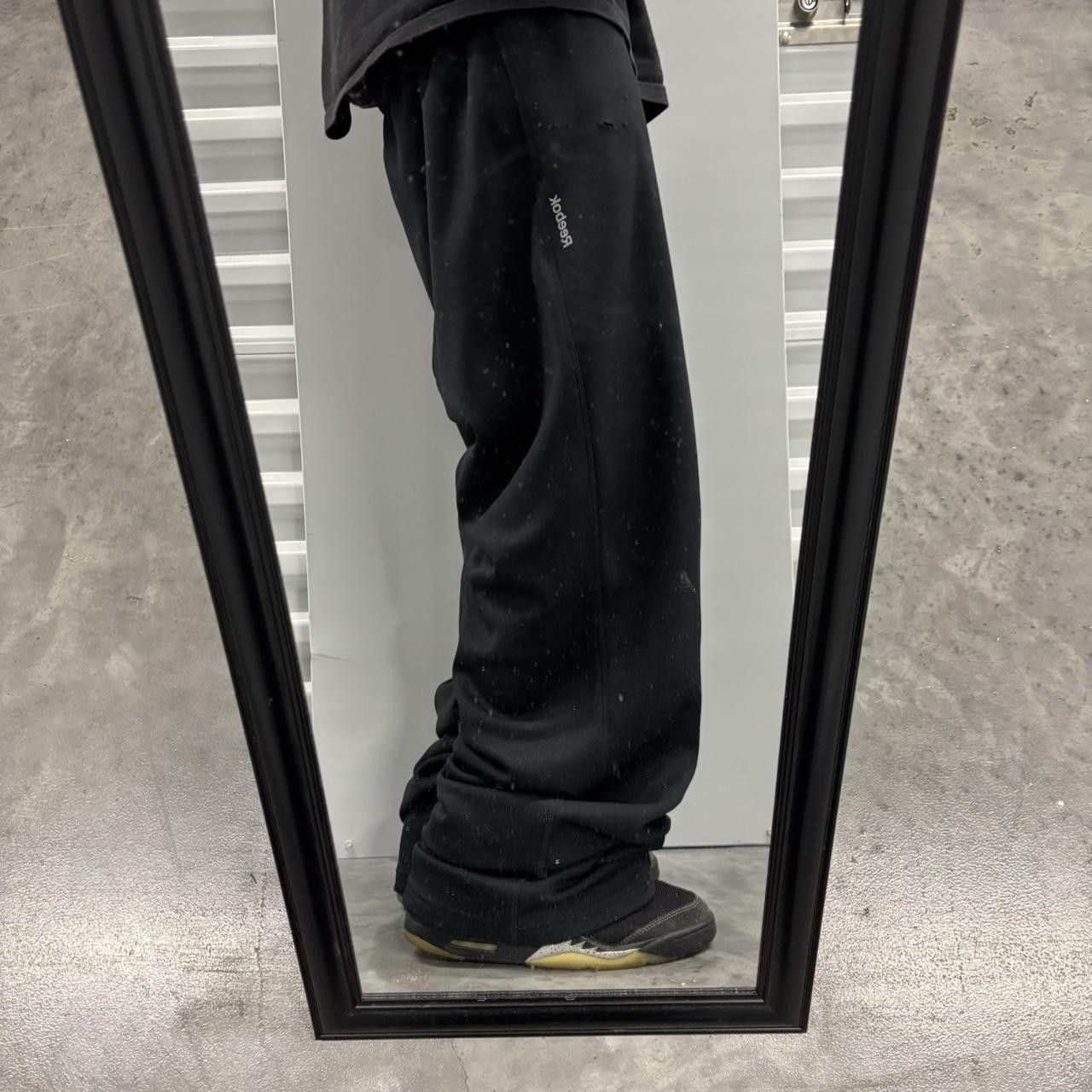 Japanese Brand × Vintage Crazy Vintage Y2K/2000s Baggy Black Skater Streetwear Track Pants! Size US 32 / EU 48 - 2 Thumbnail