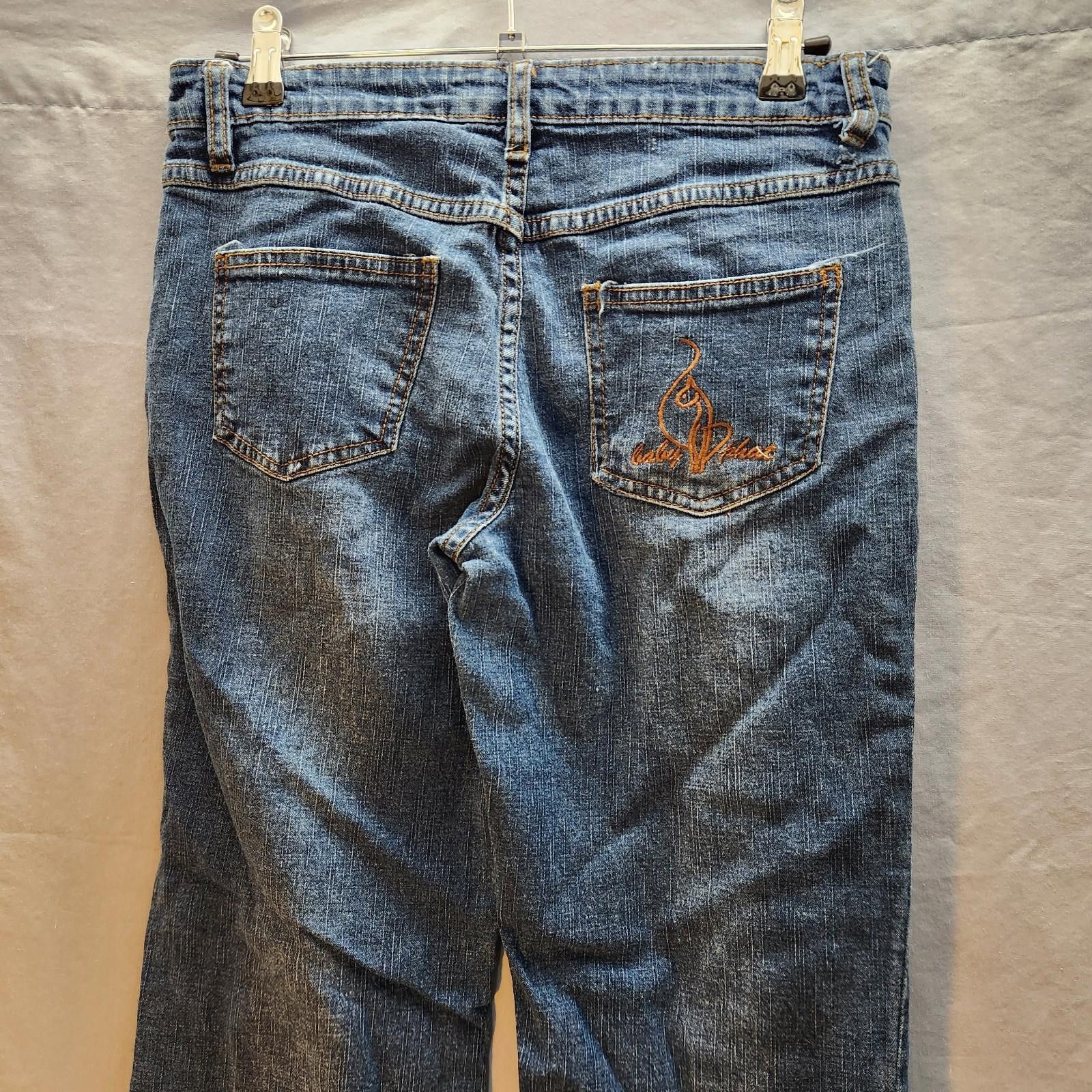 Designer Vintage Baby Phat Women's Jeans Blue Size 9/10 Size 30" / US 8 / IT 44 - 6 Thumbnail