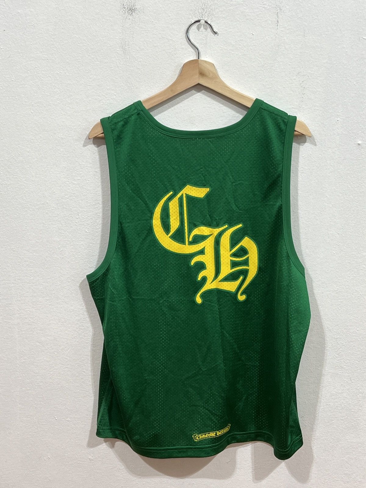 Chrome Hearts Chrome Hearts Basketball Green/Yellow Jersey Size US M / EU 48-50 / 2 - 6 Thumbnail