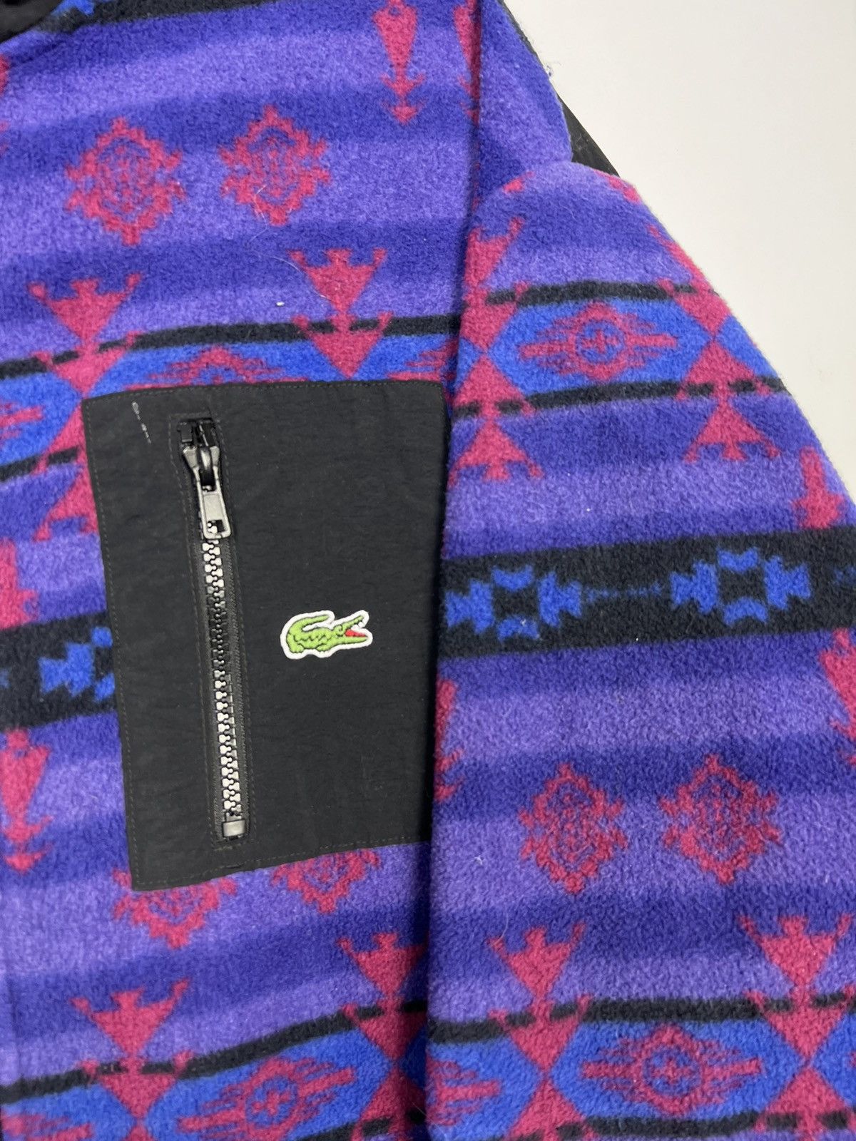 Lacoste Fleece Jacket Lacoste Synchilla Wzorki Zipped Polar Size US M / EU 48-50 / 2 - 2 Thumbnail