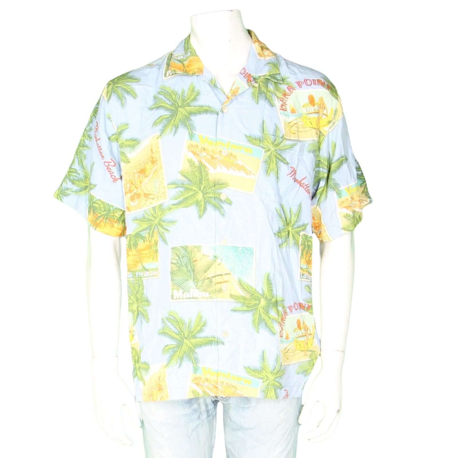 Other Tommy Bahama Manhattan Beach Post Card Hawaiian Shirt Size US M / EU 48-50 / 2 - 2 Thumbnail