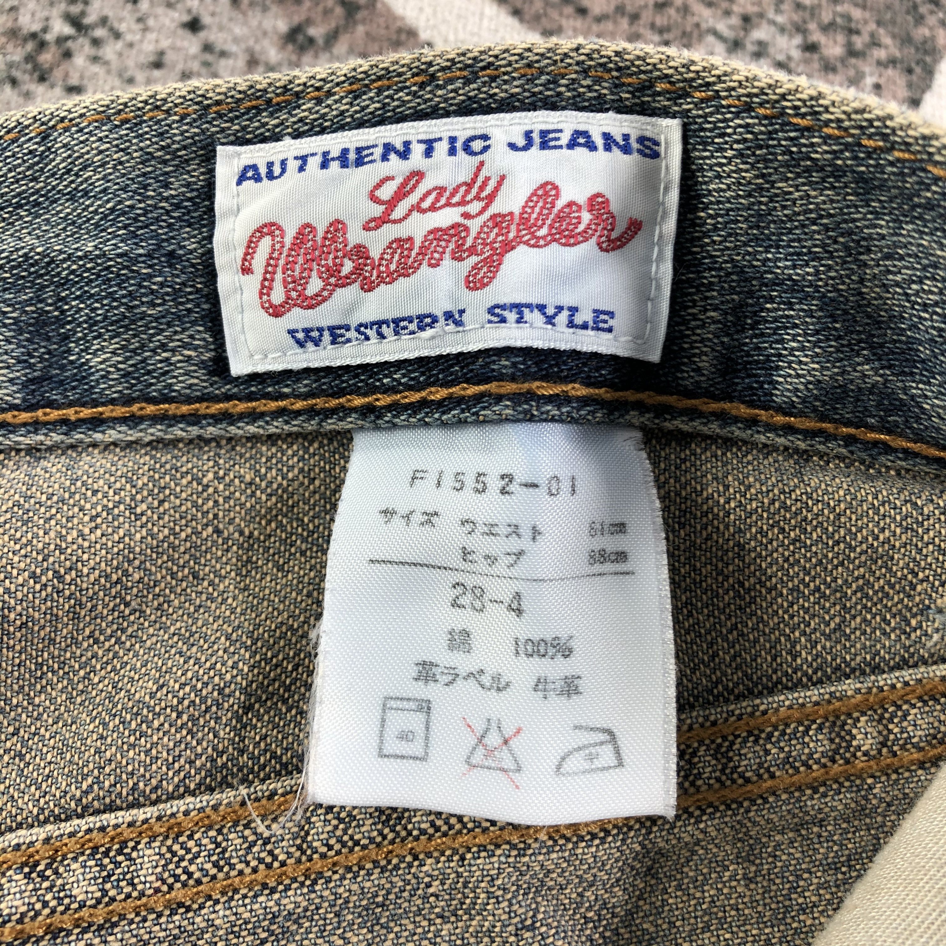 Vintage Vintage Wrangler Flared Jeans KJ2032 Size 24" / US 00 / IT 34 - 8 Thumbnail