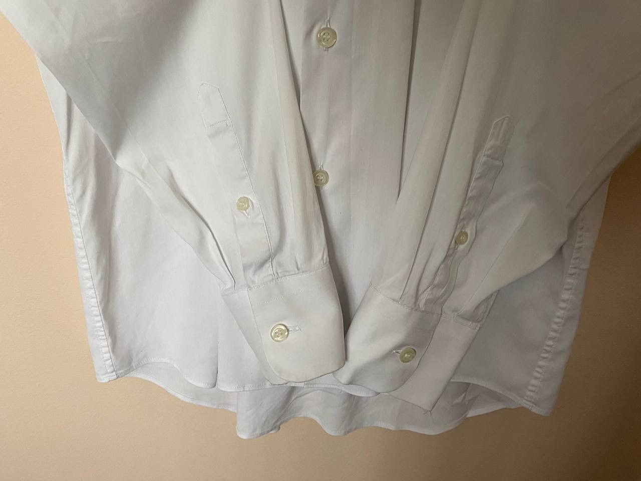 Prada 🤍PRADA Shirt stretch Button Up Long Sleeve Top White Size US M / EU 48-50 / 2 - 3 Thumbnail