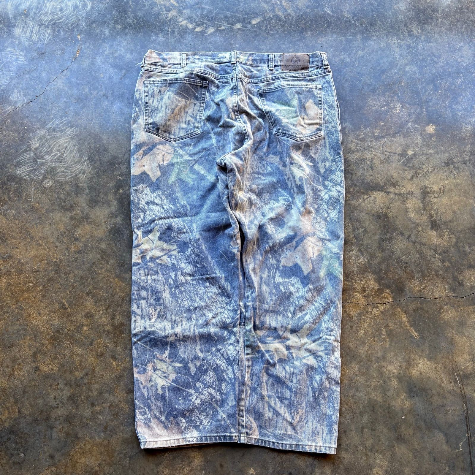 Wrangler Faded Vintage Baggy Camo Wrangler Double Knee jeans Size US 40 / EU 56 - 1 Thumbnail