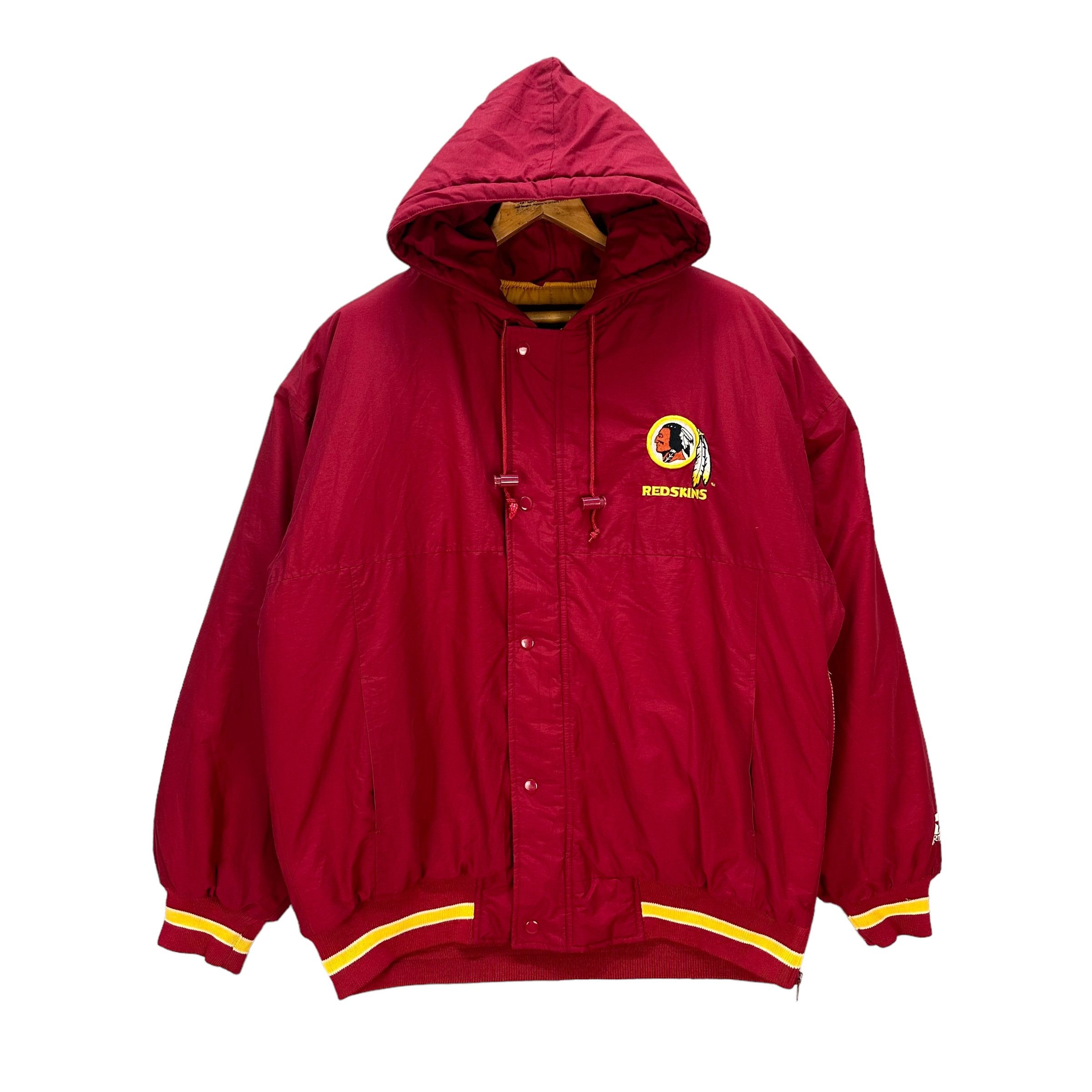 Starter NFL STARTER REDSKINS BIG LOGO HOODED JACKET #8880-034 Size US L / EU 52-54 / 3 - 3 Thumbnail