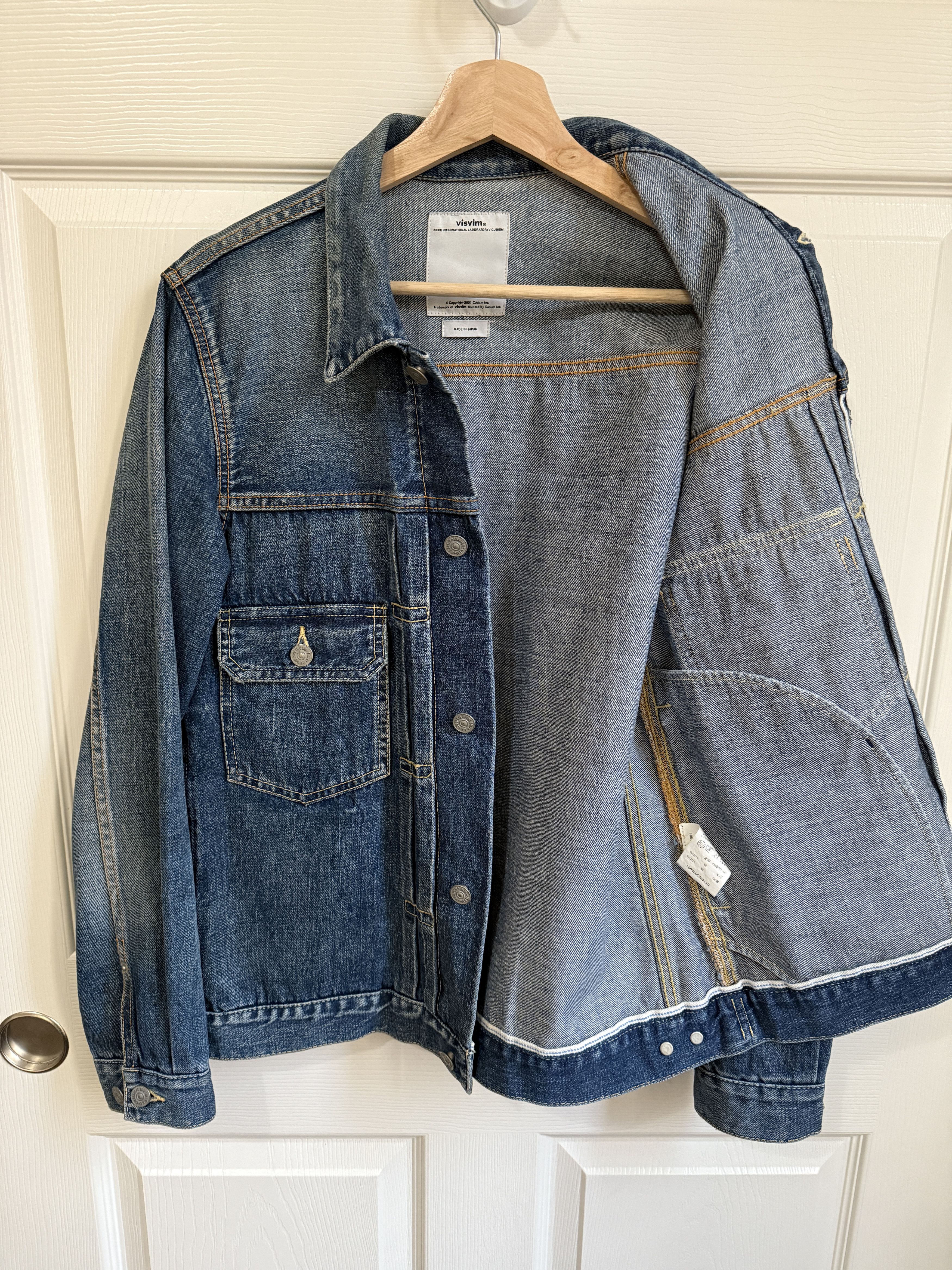 Visvim visvim SS 101 Denim JKT DMGD-1001 Size US M / EU 48-50 / 2 - 8 Thumbnail