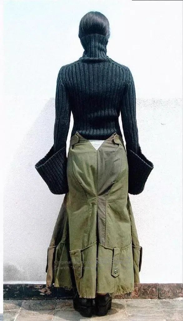 Junya Watanabe Junya Watanabe size XS Military Deconstructed Skirt Size 22" - 1 Thumbnail