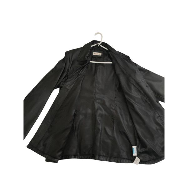 Other Kaleidoscope Preto Ladies Leather Jacket Size XXL / US 16-18 / IT 52-54 - 5 Thumbnail