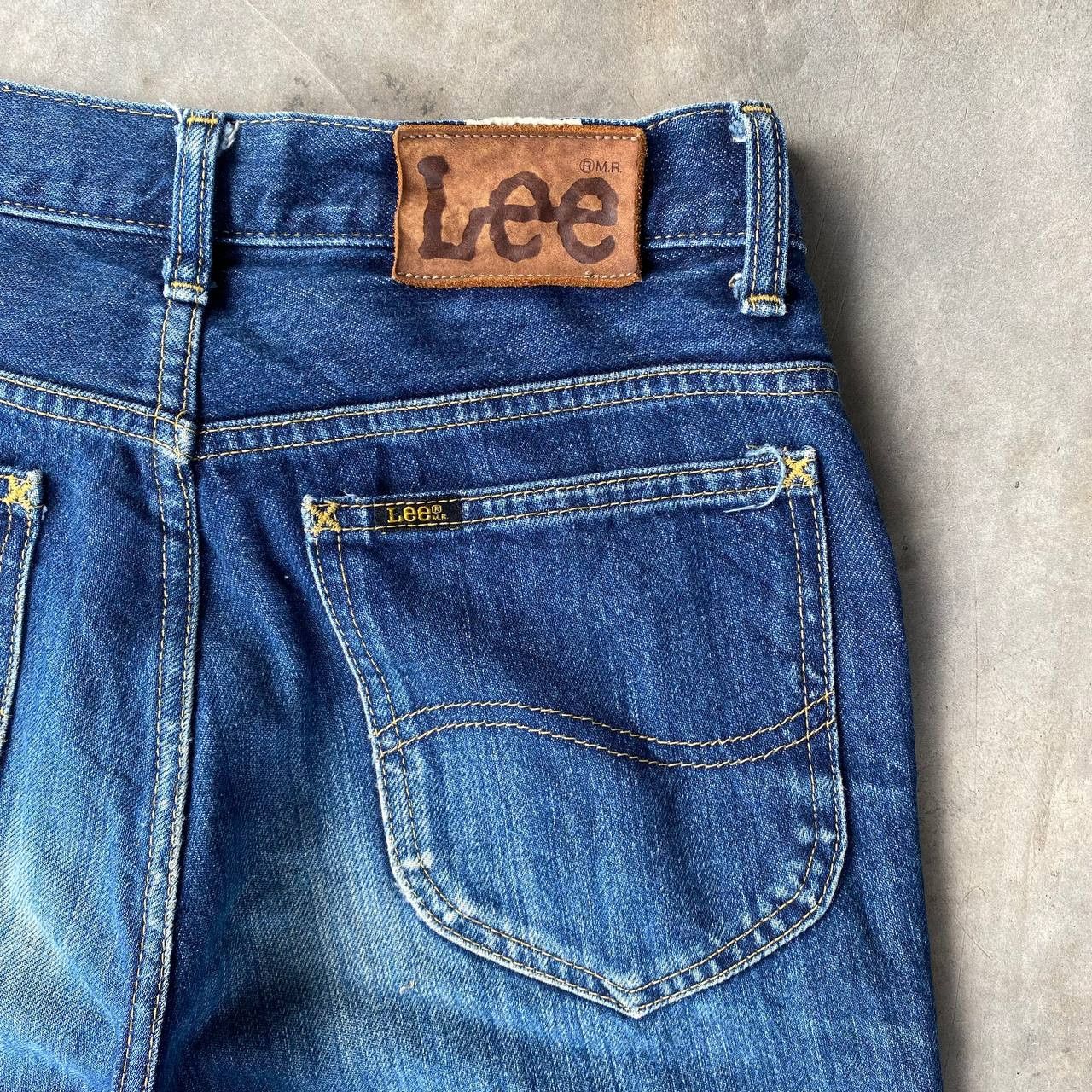 Lee × Vintage FLARED VINTAGE 90S LEE RIDERS BLUEWASH DENIM MADE IN JAPAN Size US 28 / EU 44 - 12 Thumbnail