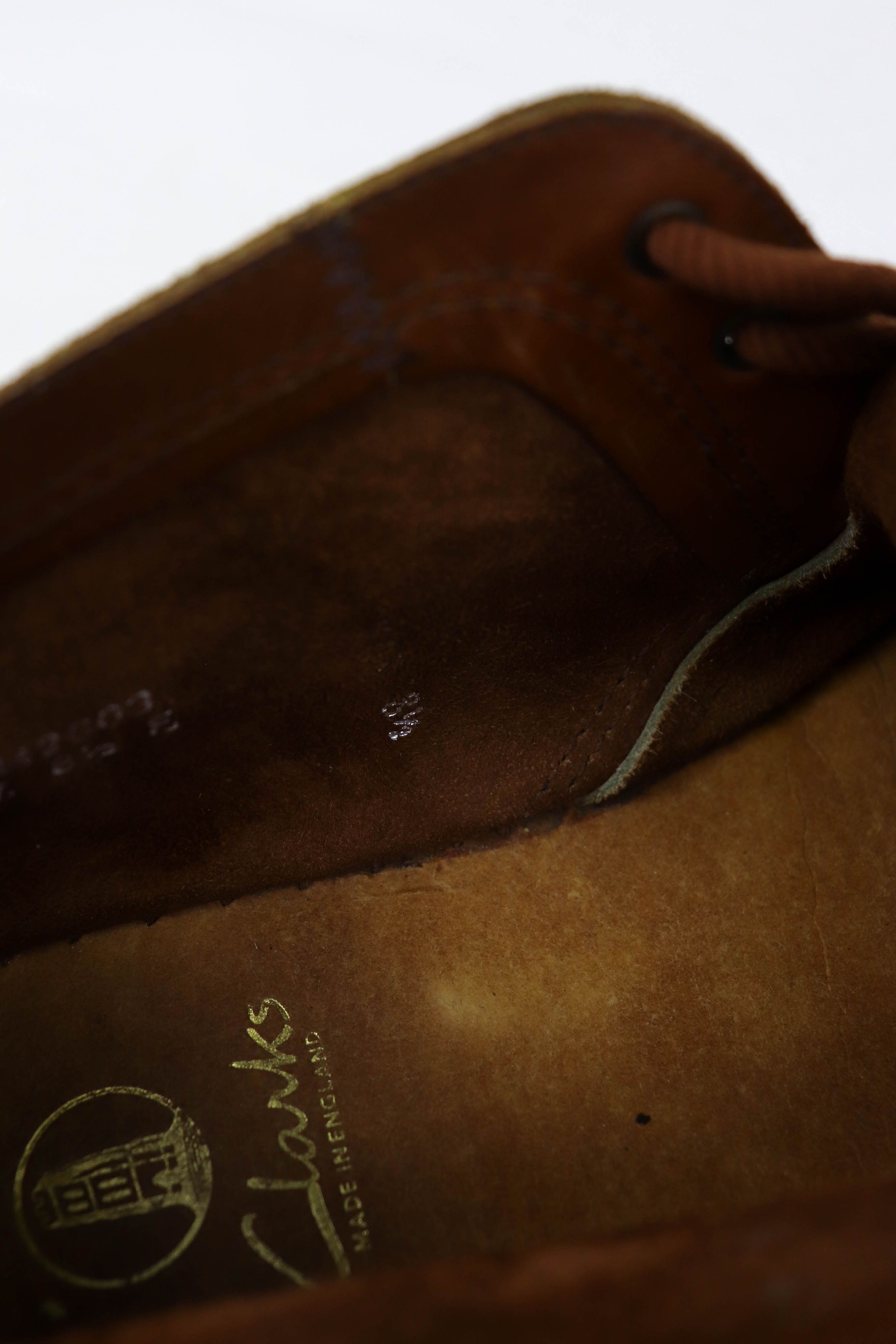 Clarks Clarks Made in England Tan Leather Low Desert Boots Size US 9.5 / EU 42-43 - 16 Thumbnail