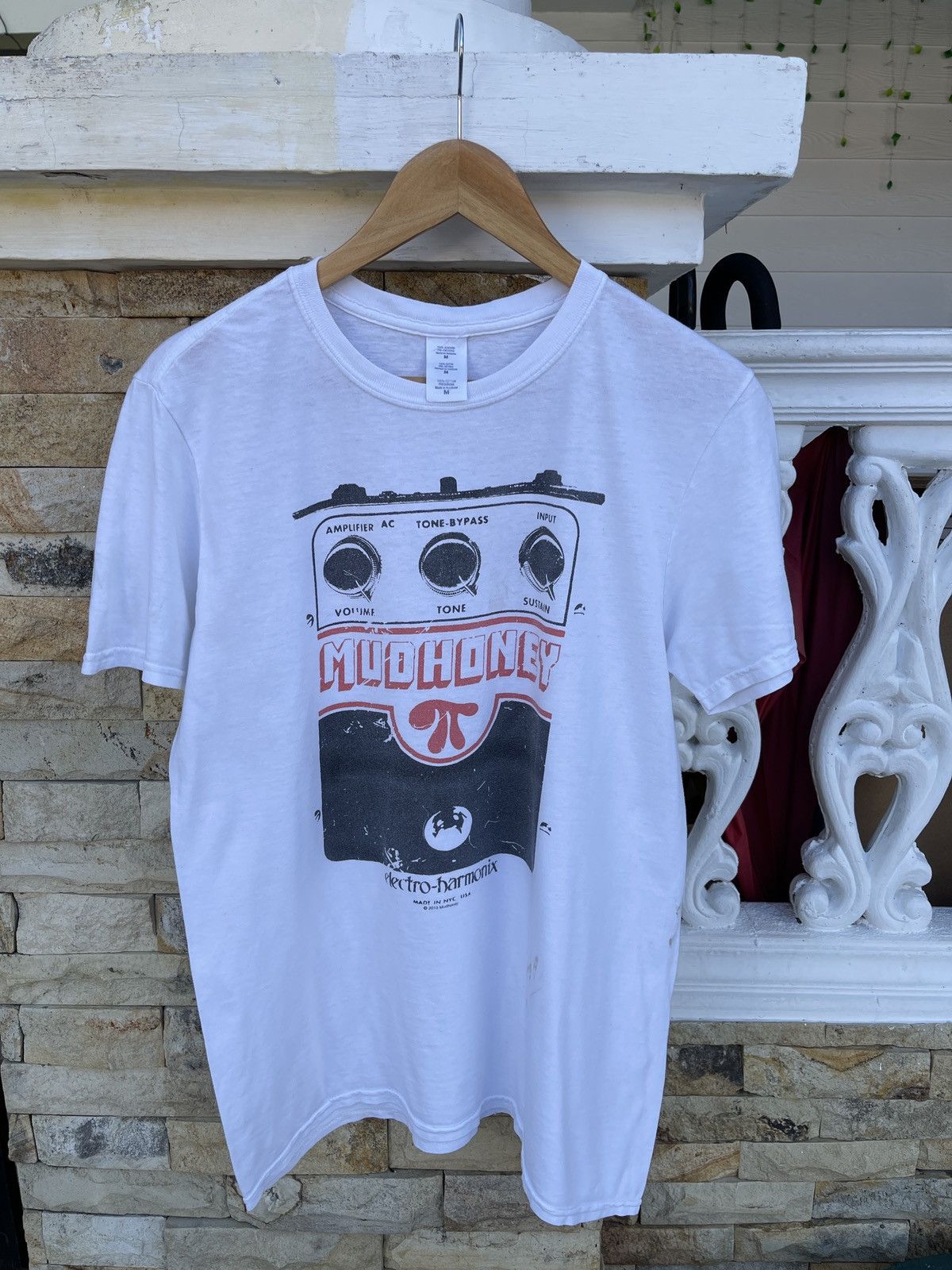 Band Tees Last Drop🔥Rare🔥Vintage MUDHONEY Electro Harmonix T Shirt Size US M / EU 48-50 / 2 - 1 Thumbnail