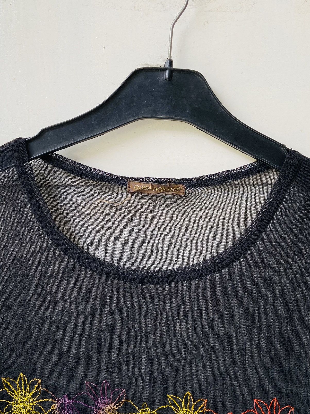 Other COSA-NOSTRA Black Mesh Long Sleeve T-Shirt Size US M / EU 48-50 / 2 - 12 Thumbnail