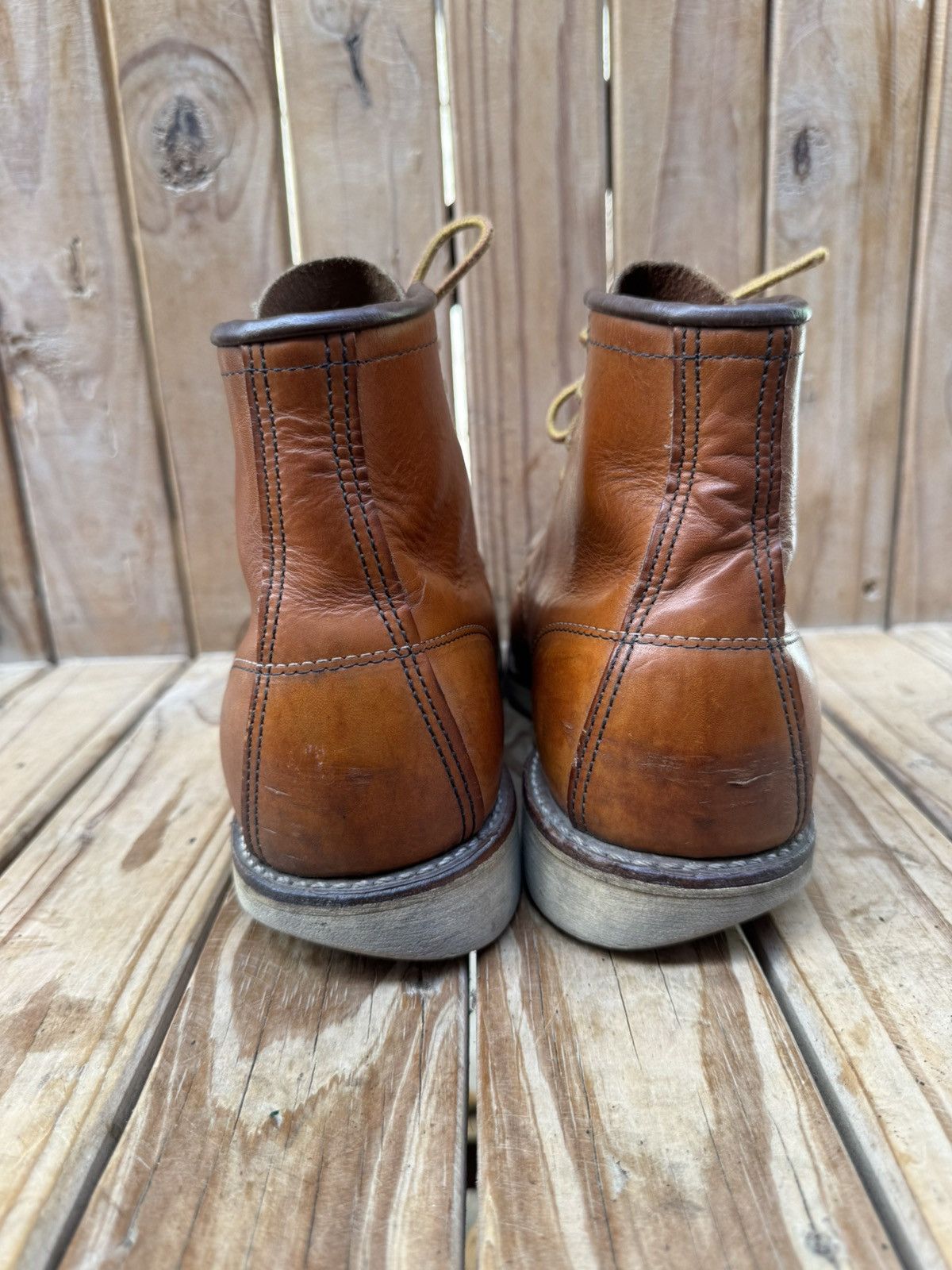 Red Wing Red wing 875 Moc Toe brown leather boots US 8.5 D UK 7.5 Size US 8.5 / EU 41-42 - 6 Thumbnail