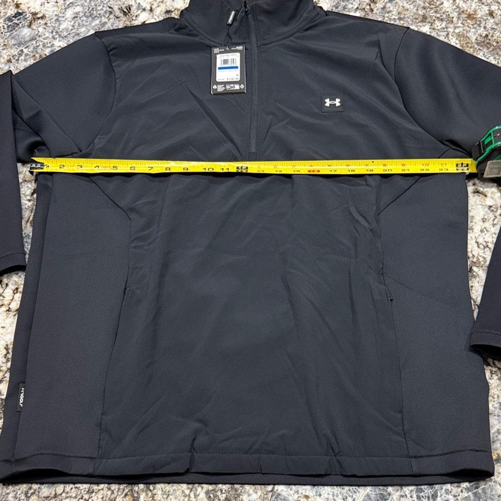 Under Armour Under Armour GOLF Men's Black Golf 1/4 zip size XL msrp $100 Size US XL / EU 56 / 4 - 7 Thumbnail