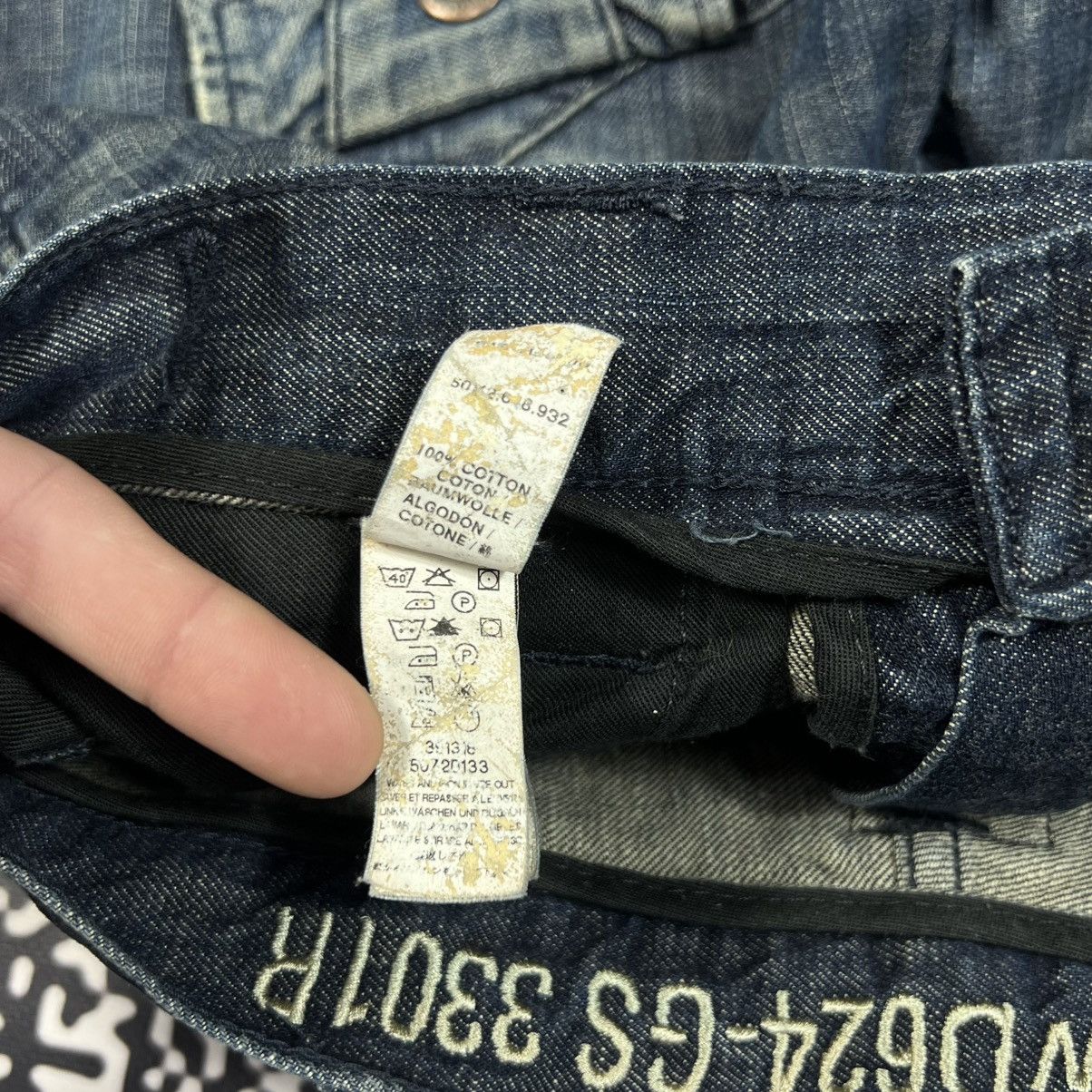 G-Star Vintage Y2K G Star Raw Japanese Style Denim Distressed Jeans Size US 30 / EU 46 - 18 Thumbnail