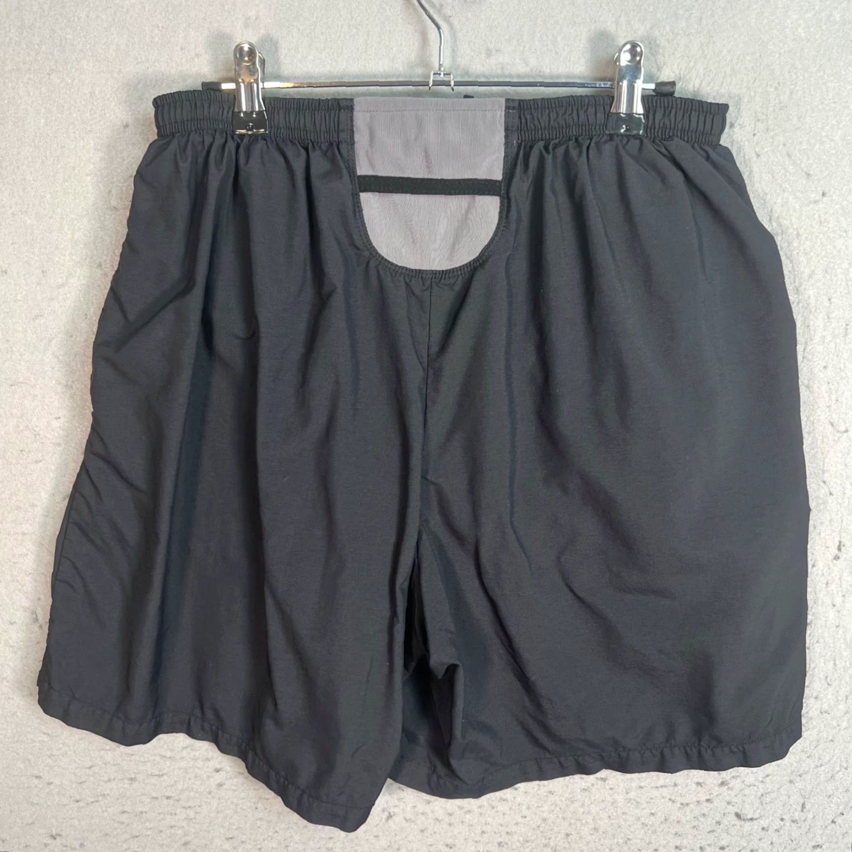 Nike Nike Mens Small Black Nylon Athletic Shorts w/ Liner & Drawstring Running Size US 29 - 2 Thumbnail