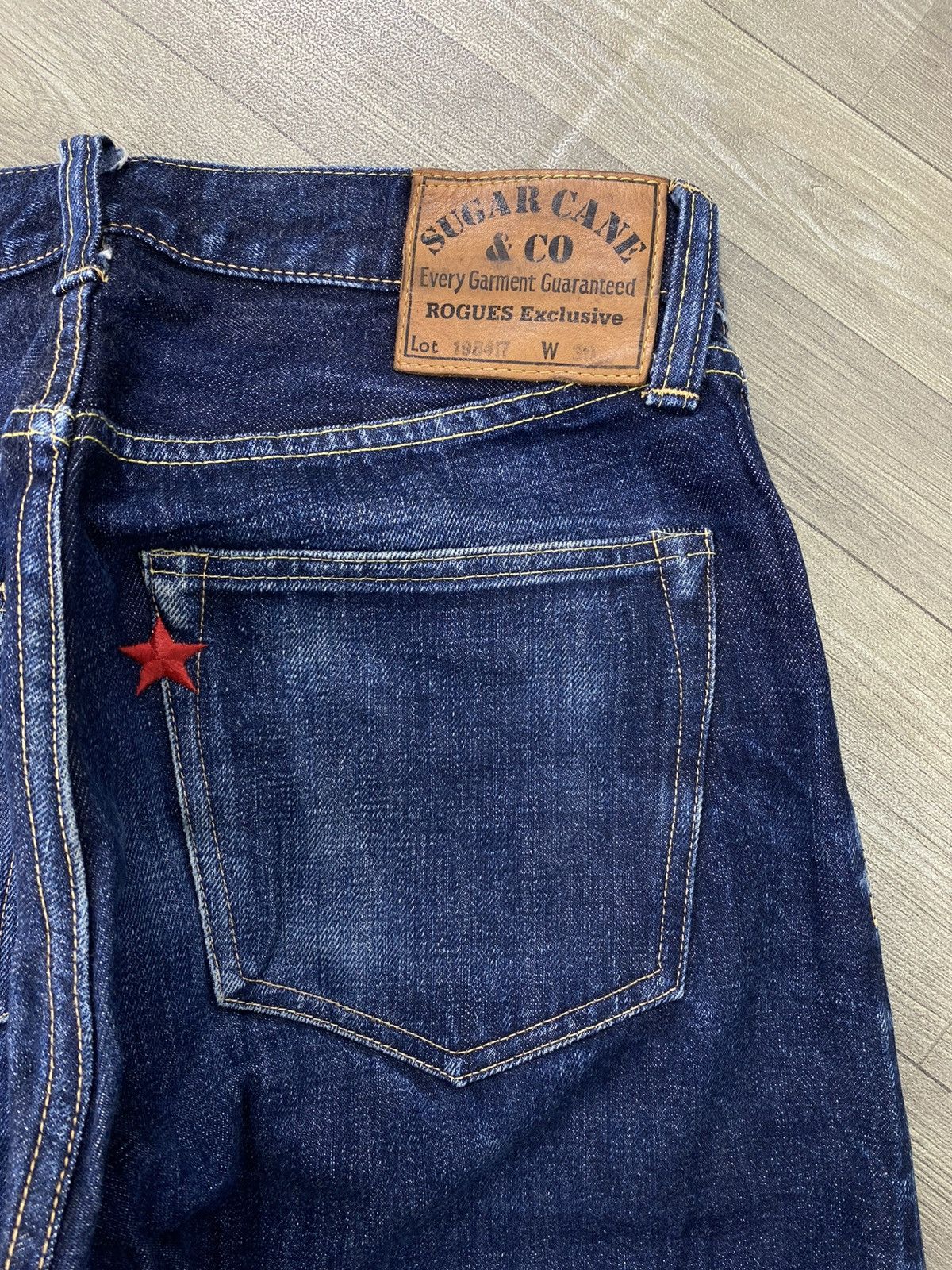 Sugar Cane Vintage Sugar Cane Rogues Exclusive Selvedge Indigo Denim Size US 30 / EU 46 - 17 Thumbnail