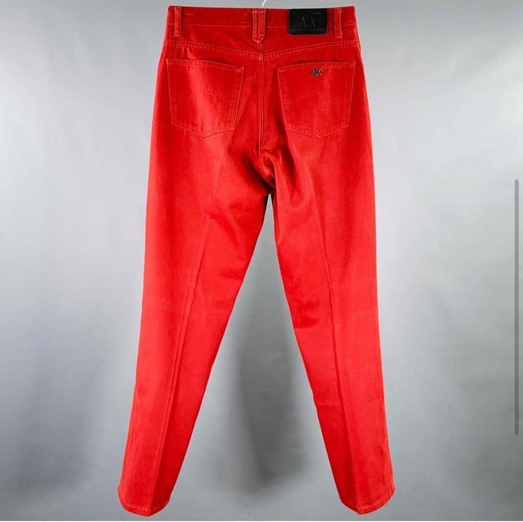 Armani Exchange Men's Armani Exchange Red Jeans Size 29R Size US 29 - 5 Thumbnail