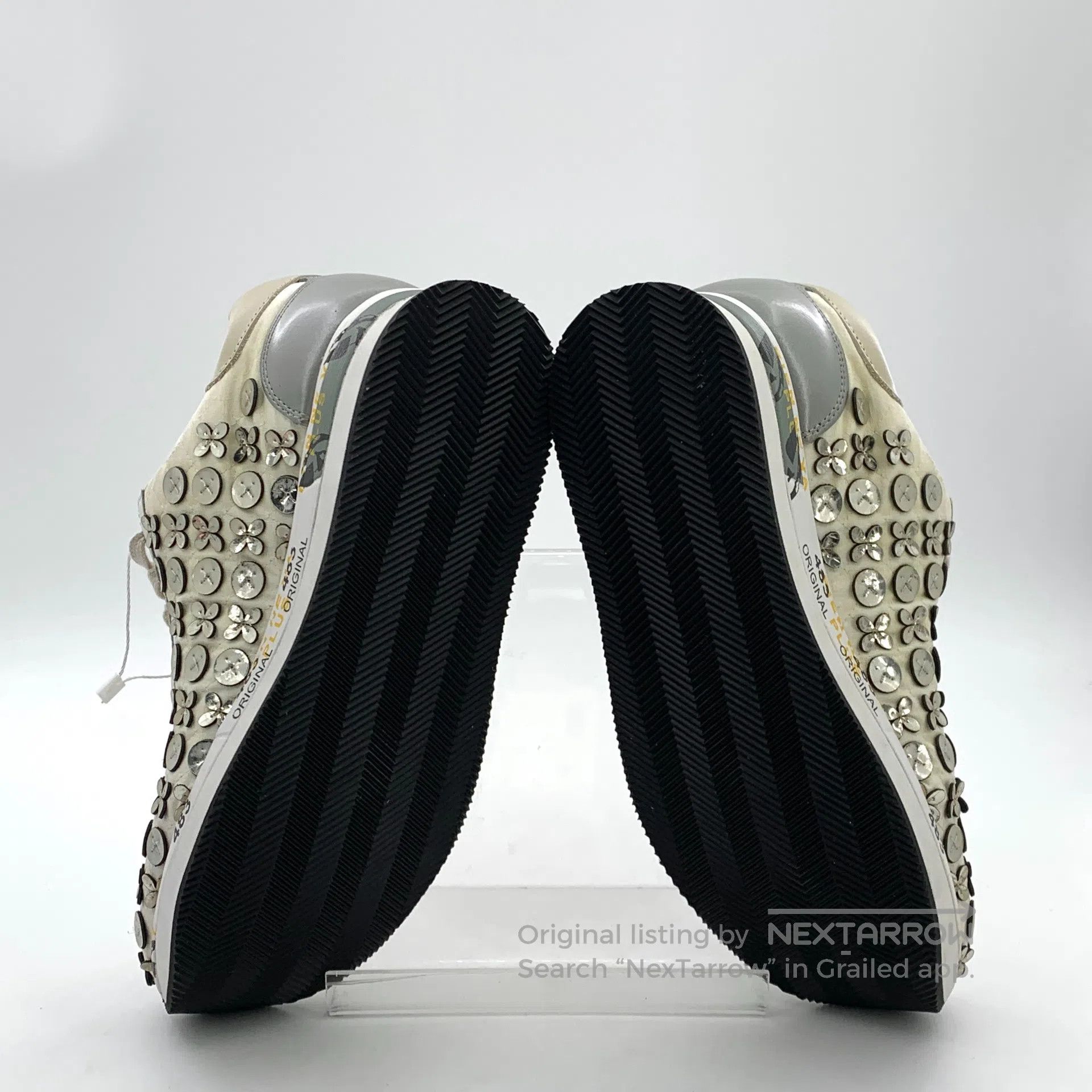 Premiata Premiata Contrast Color Studs Decorated Letter Printed Lac Size US 6.5 / IT 36.5 - 5 Thumbnail