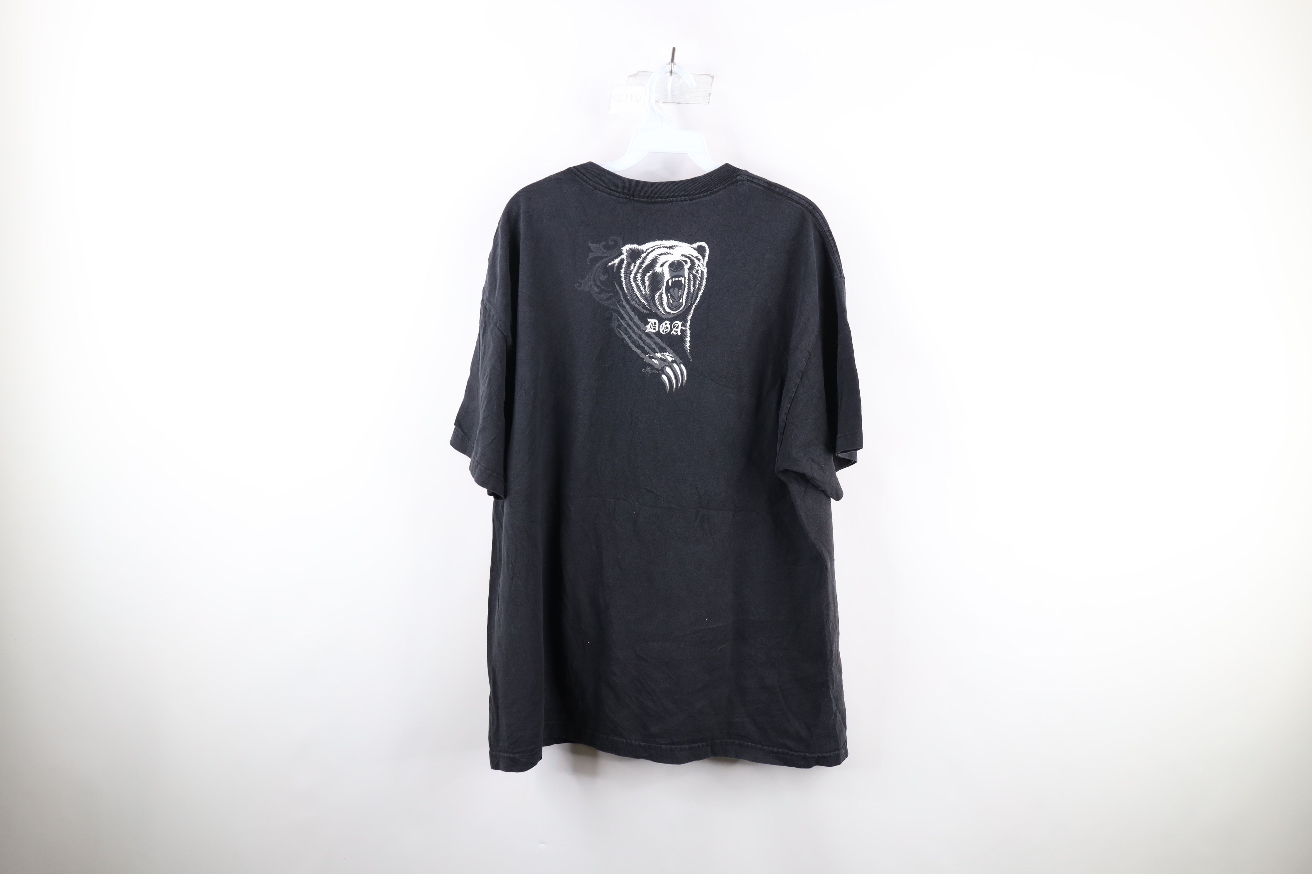 Vintage Streetwear Girl Gambling Skeleton Hip Hop T-Shirt Black Size US XL / EU 56 / 4 - 10 Thumbnail