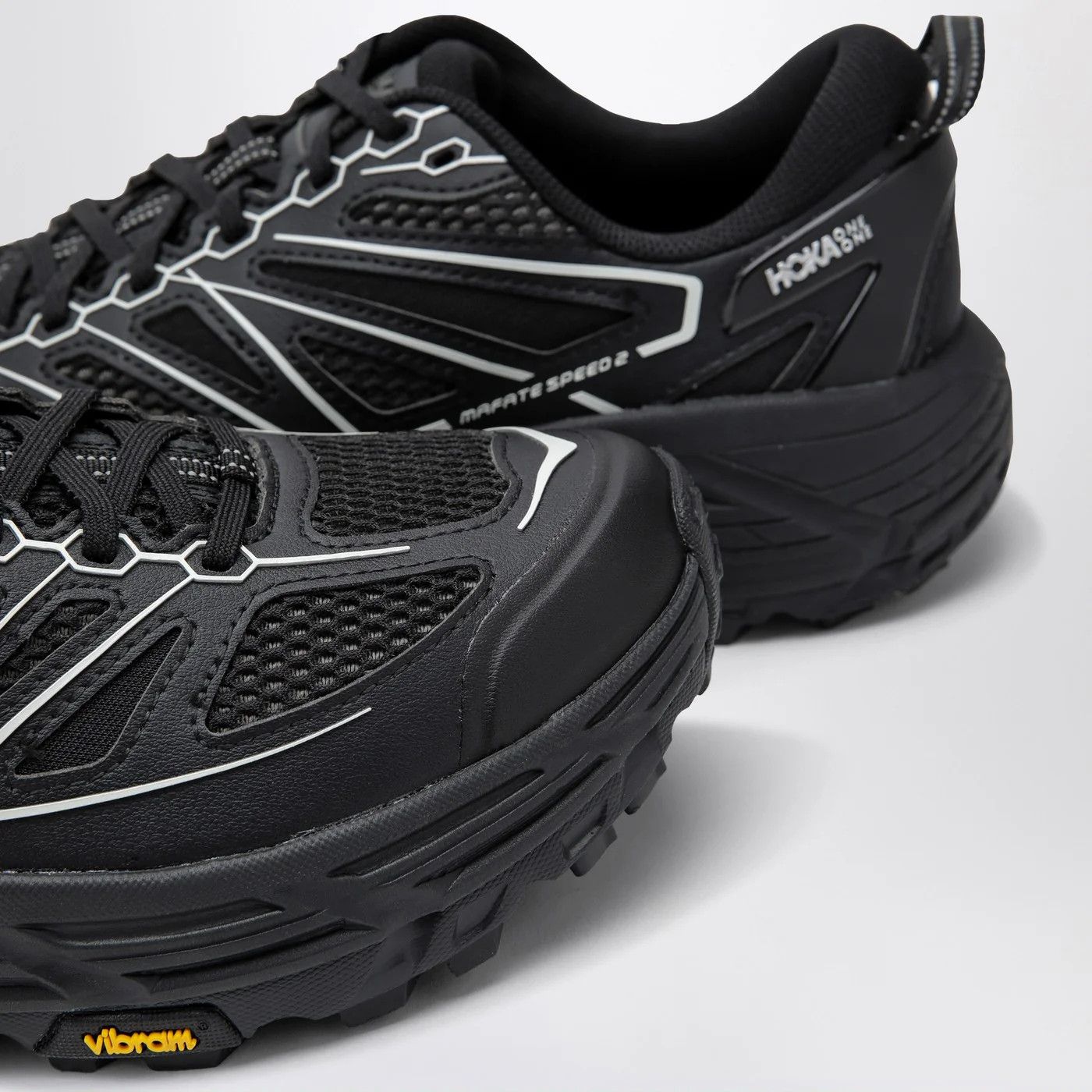 Hoka o1d2blof0426 Speed 2 Low-Top Sneakers in White/Black Size US 10.5 / EU 43-44 - 5 Thumbnail