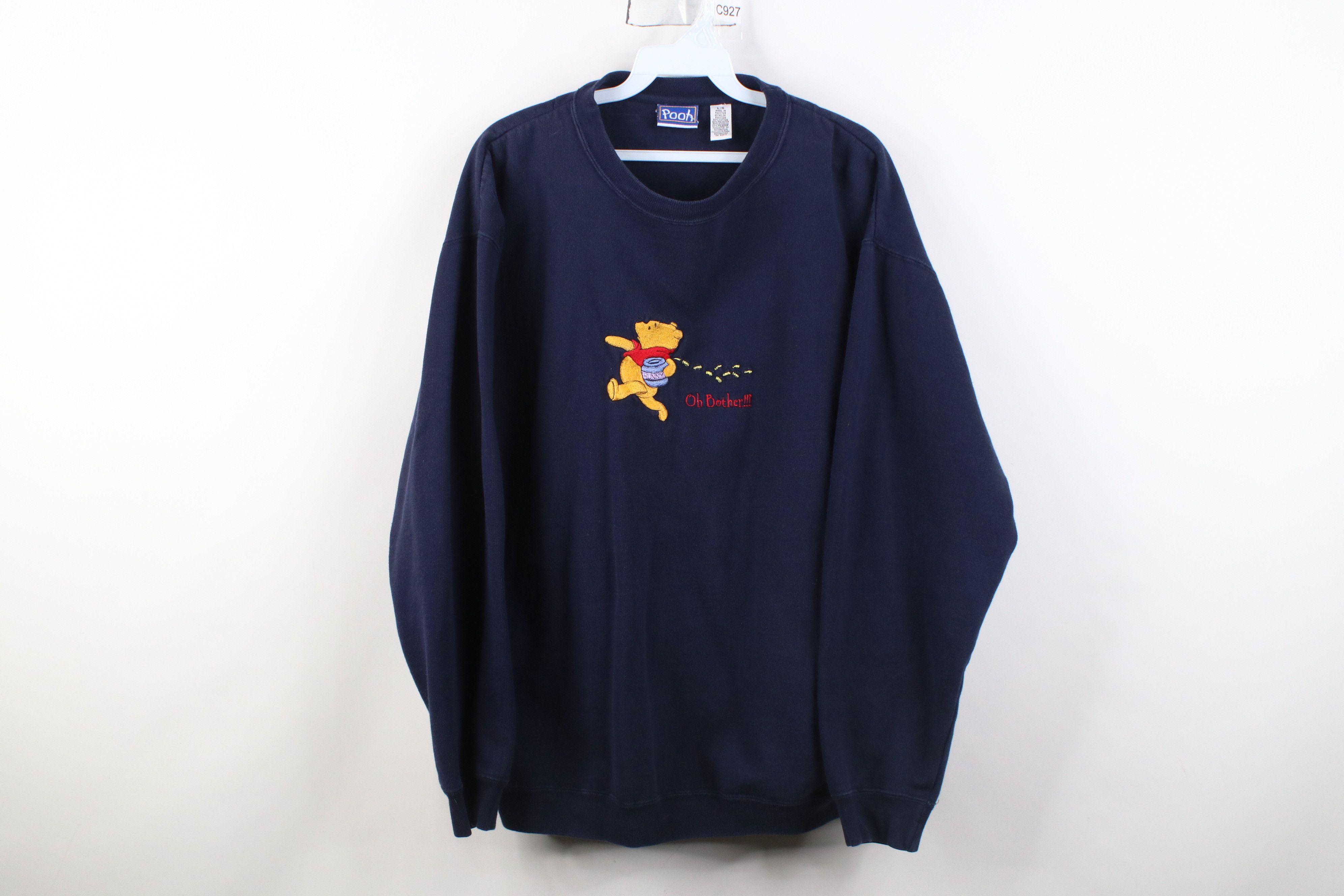 Disney Vintage 90s Disney Winnie the Pooh Oh Brother Sweatshirt Size L / US 10 / IT 46 - 1 Thumbnail