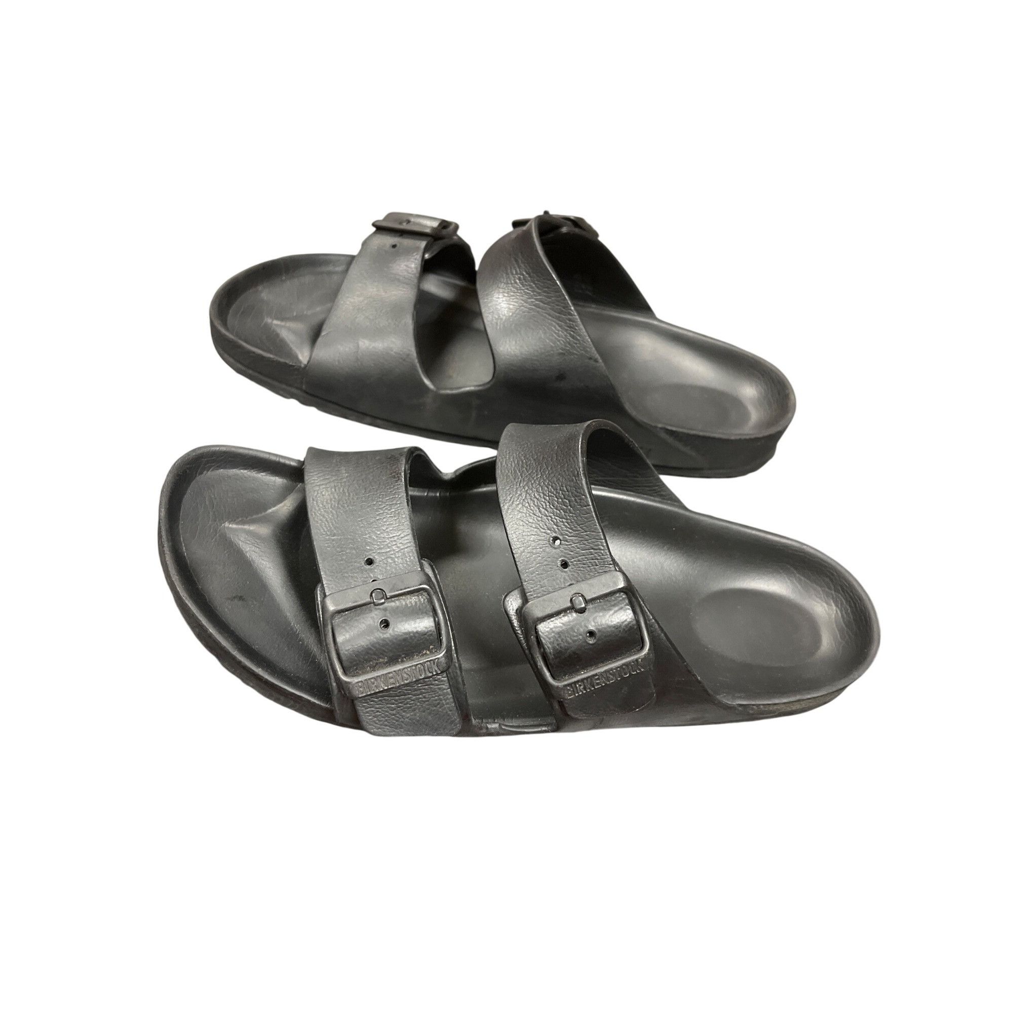 Birkenstock Birkenstock wms blac faux leather casual slip on sandals sz Size US 8.5 / IT 38.5 - 4 Thumbnail