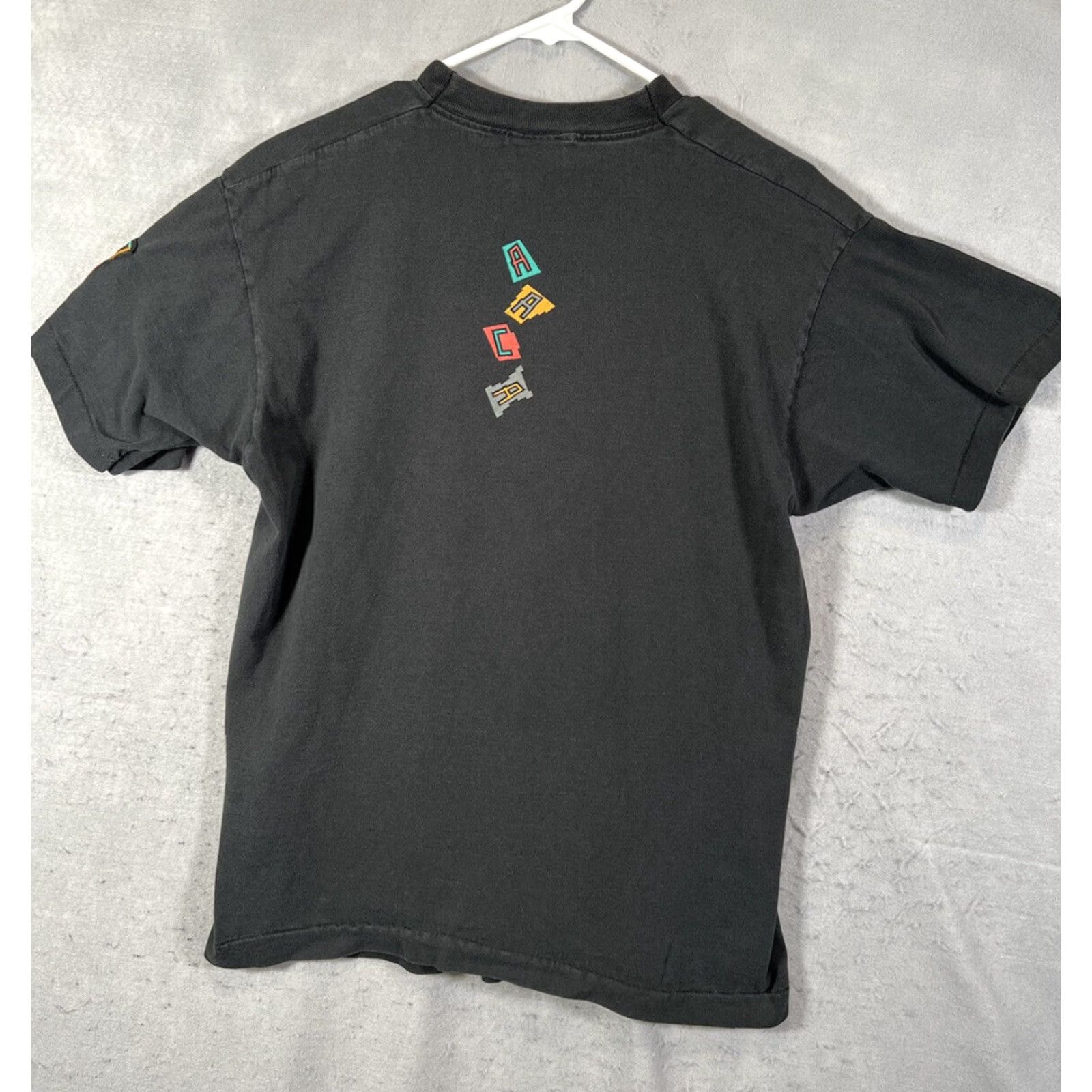 Vintage VINTAGE African American College Alliance T-Shirt Mens Large Black USA Made Size US L / EU 52-54 / 3 - 2 Thumbnail