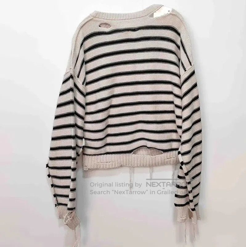 Maison Margiela Maison Margiela Striped Cotton Women’s Sweater . Size XS / US 0-2 / IT 36-38 - 2 Thumbnail