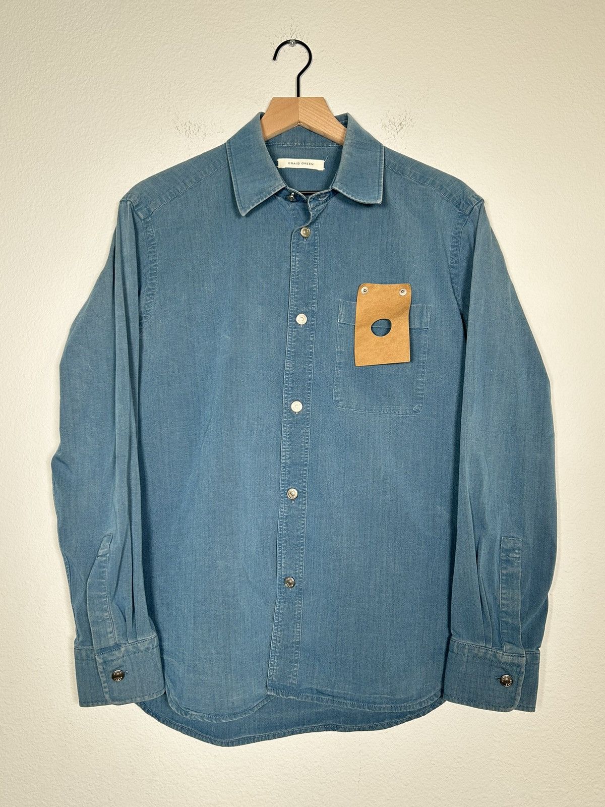 Craig Green Denim handkerchief Sun Bleached Shirt Size US S / EU 44-46 / 1 - 1 Thumbnail