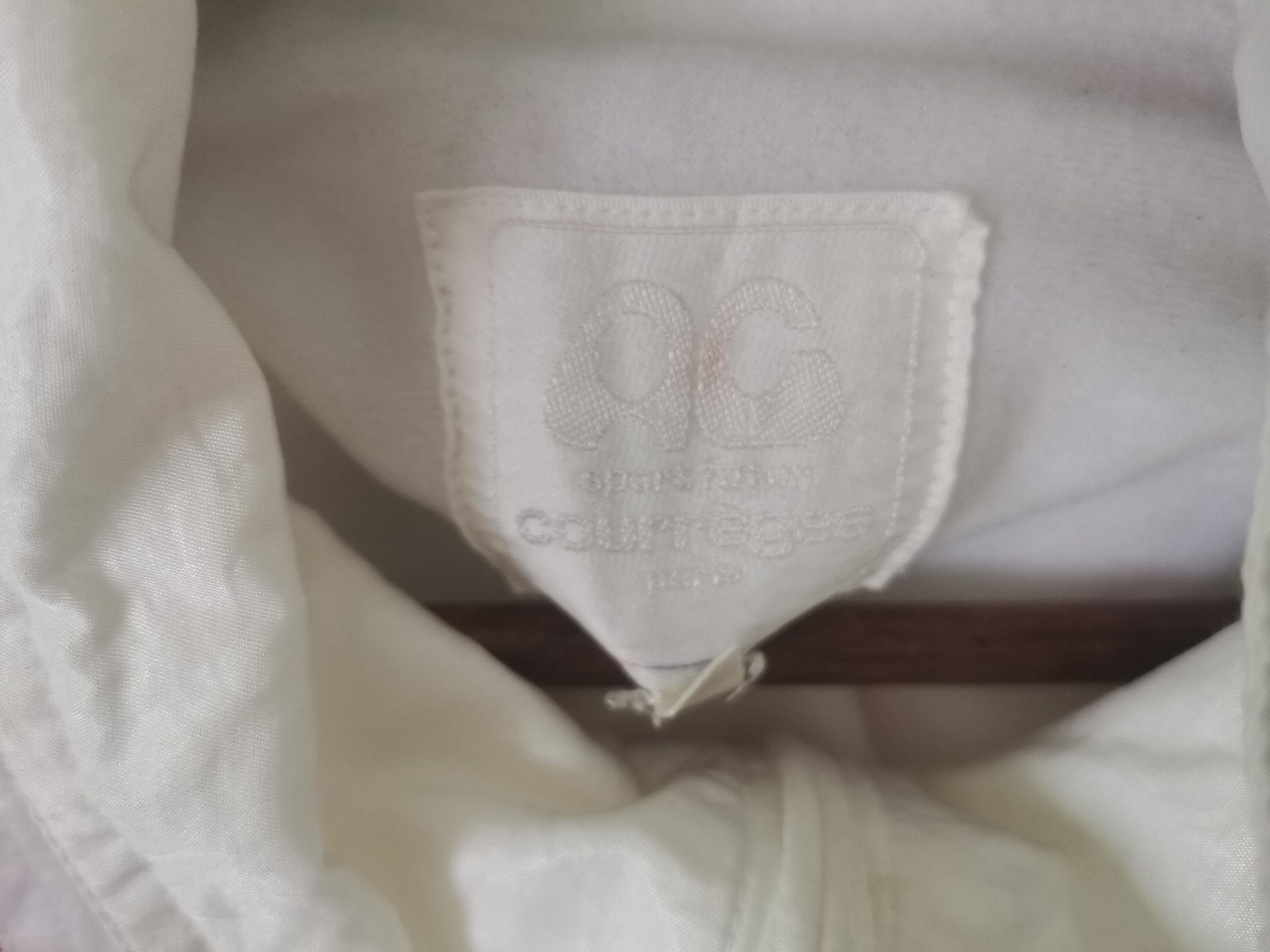Courreges Rare Courreges sweater/jacket white colour Size M / US 6-8 / IT 42-44 - 4 Thumbnail