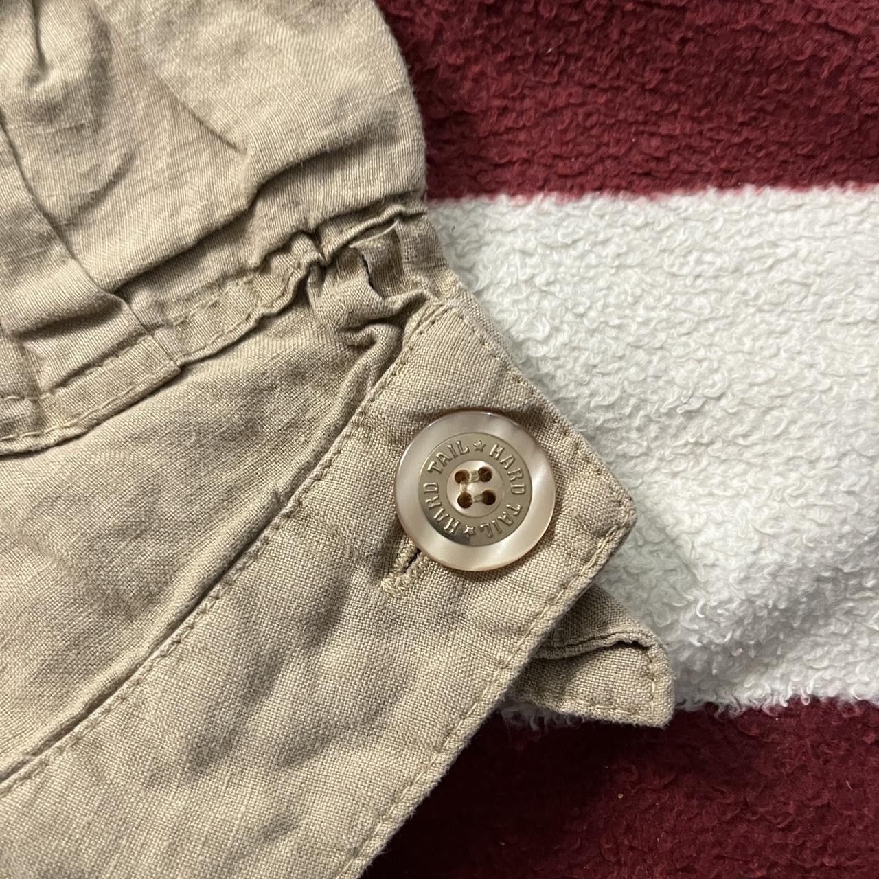 Hard Tail Y2k Hard tail beige cargo shorts khaki baggy grunge utility Size 30" / US 8 / IT 44 - 4 Thumbnail
