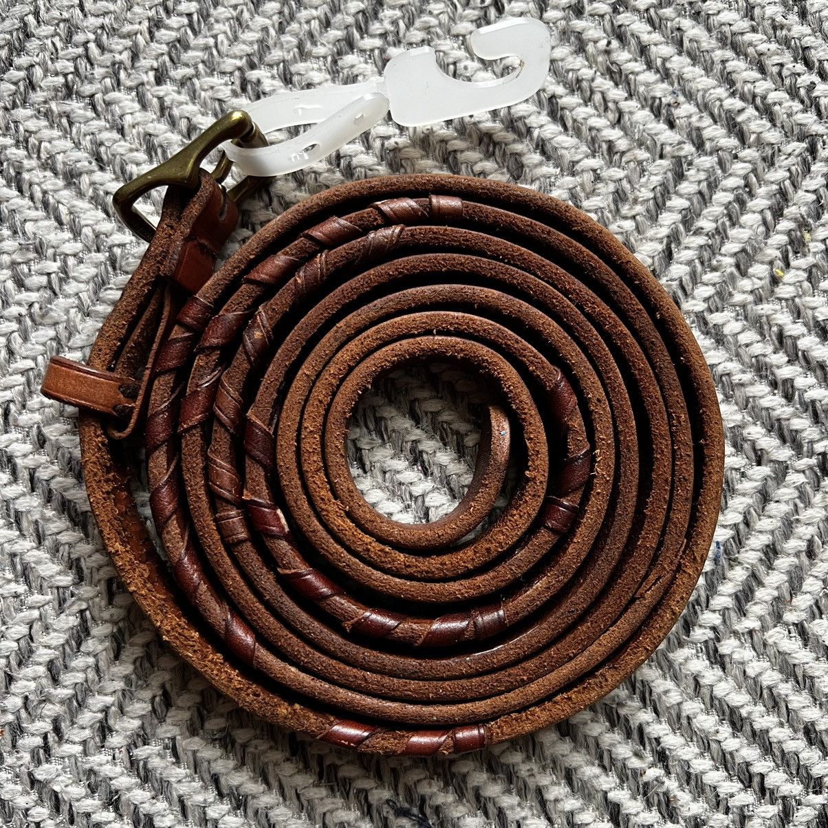 Designer × Genuine Leather × Ralph Lauren Ralph Lauren RL67 15mm Double Wrap Leather Belt W32”-W36” Size ONE SIZE - 3 Thumbnail