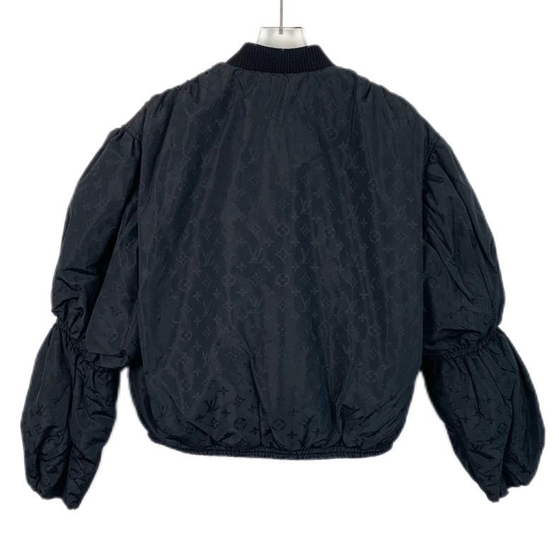 Louis Vuitton Louis Vuitton 22 black logo print zipper jacket Size XS / US 0-2 / IT 36-38 - 2 Thumbnail