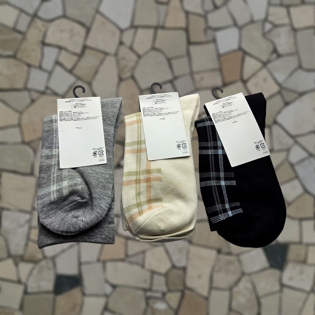 Lacoste Lacoste Crew Socks Unisex Adults One Size Multicolor Striped Pattern 3 Pairs Japan Size ONE SIZE - 1 Thumbnail