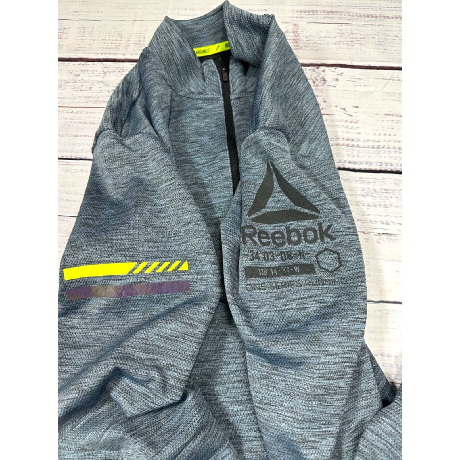 Reebok Reebok Womens Speed Wick 1/2 Zip Pullover Top M Gray Running & Jogging Activewear Size M / US 6-8 / IT 42-44 - 6 Thumbnail