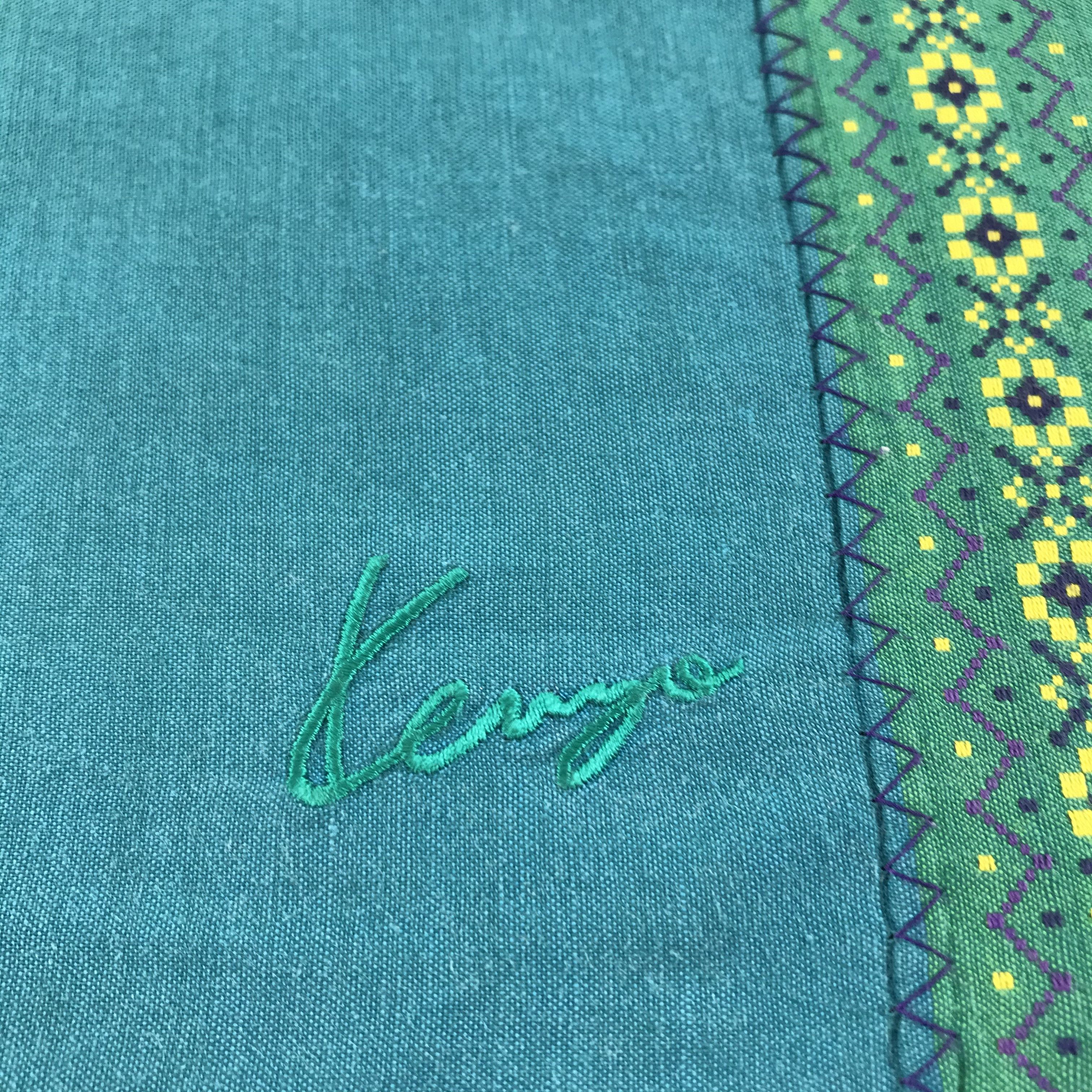 Japanese Brand Kenzo Handkerchief Neckerchief Bandana H262 Size ONE SIZE - 4 Thumbnail