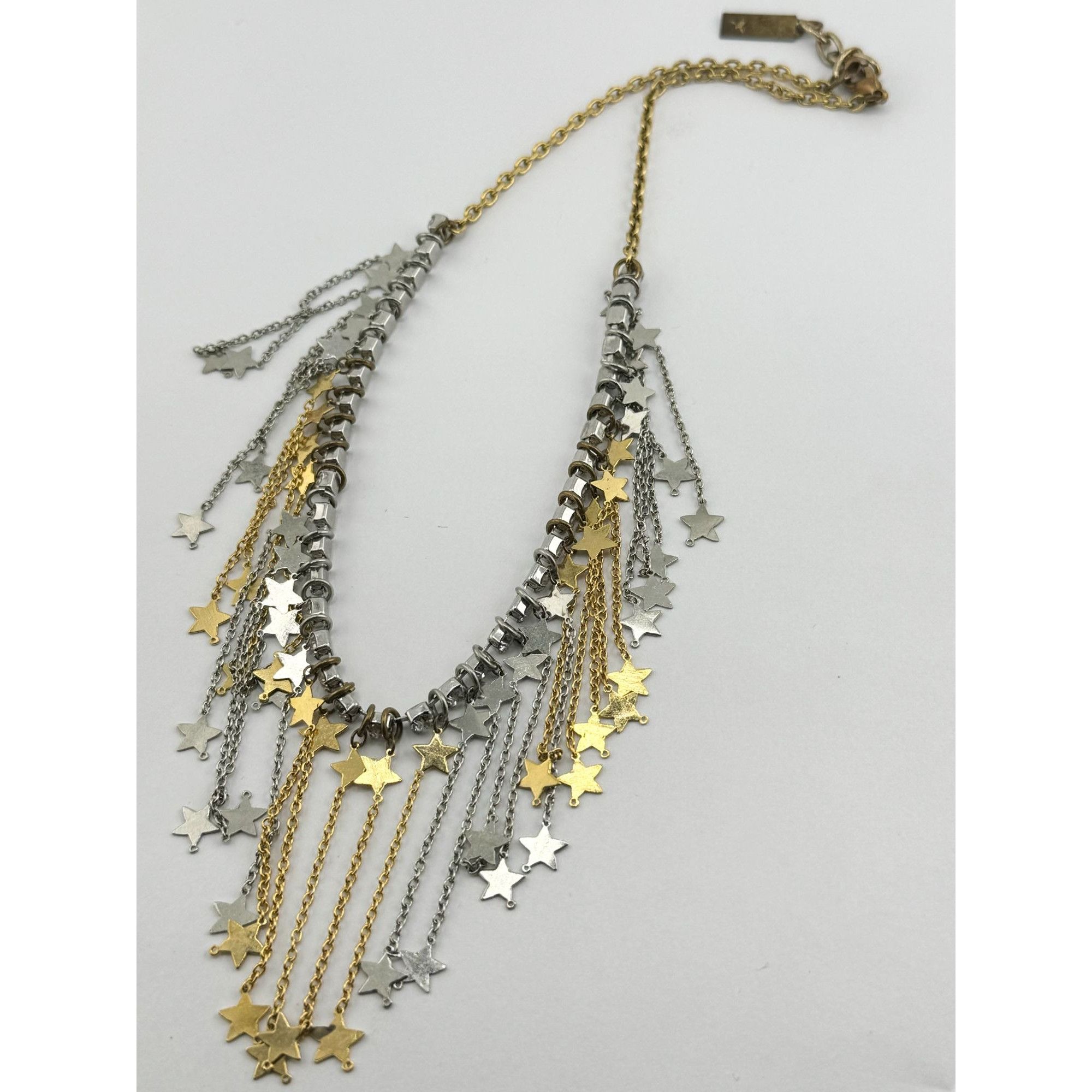 Vintage Vintage buzz rhinestone star chain necklace Size ONE SIZE - 2 Thumbnail