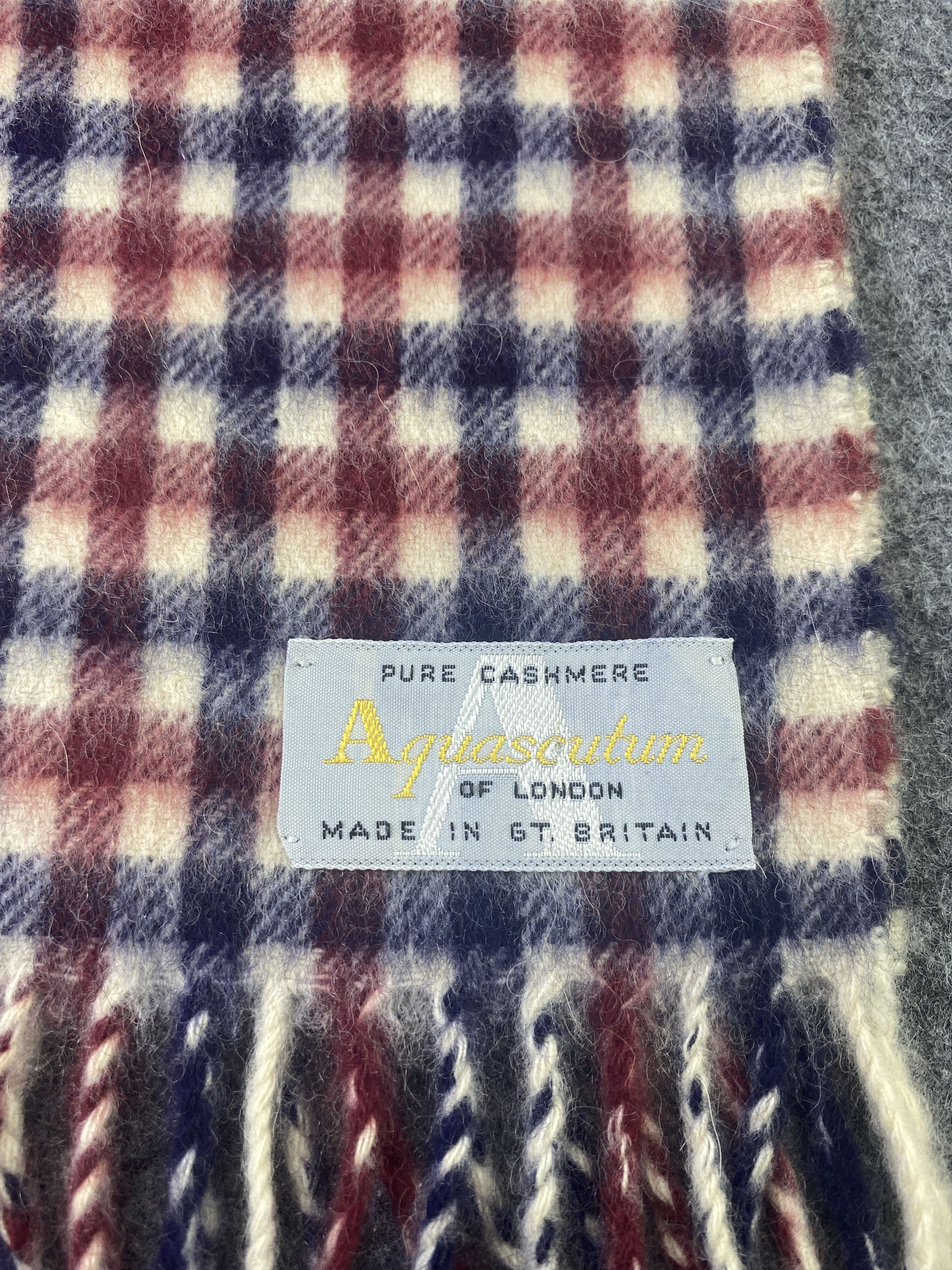 Aquascutum Aquascutum Scarf / Muffler / Neckwear -T933 Size ONE SIZE - 5 Thumbnail