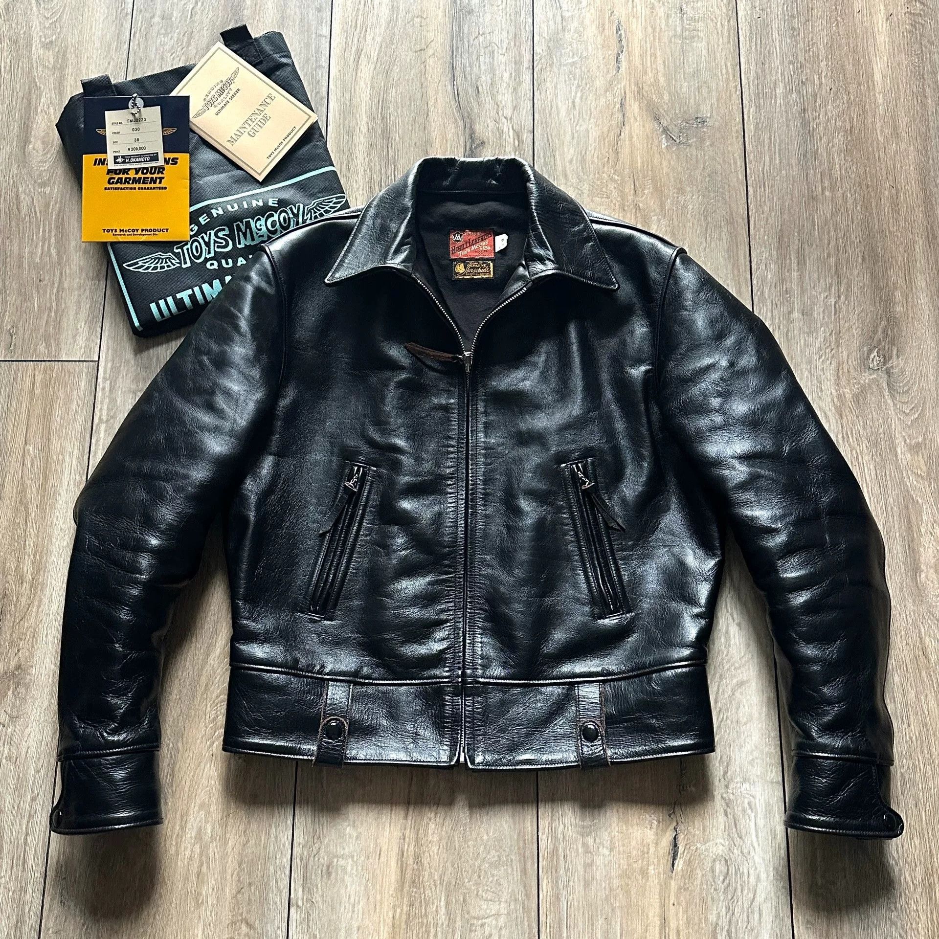 TOYS McCOY Toys McCoy McHILL Leather Mobster Jacket Size US M / EU 48-50 / 2 - 1 Thumbnail